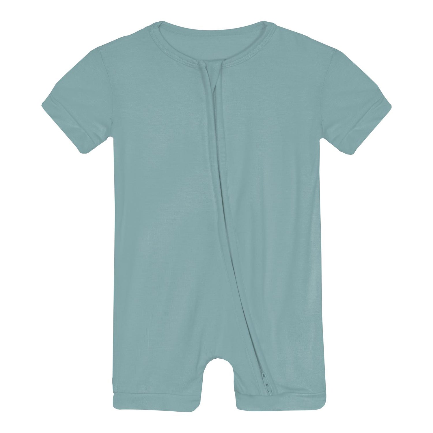 Shorty Sleeper with Zipper in Jade