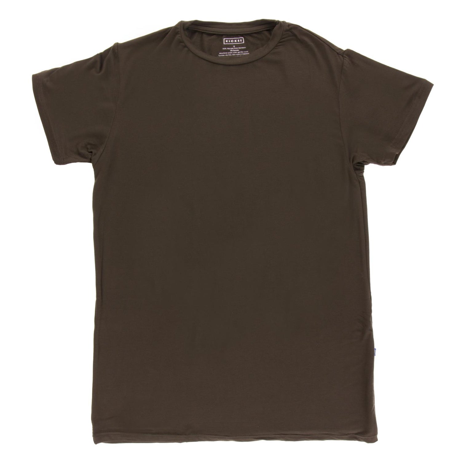 Men's Short Sleeve Crew Neck Tee in Bark