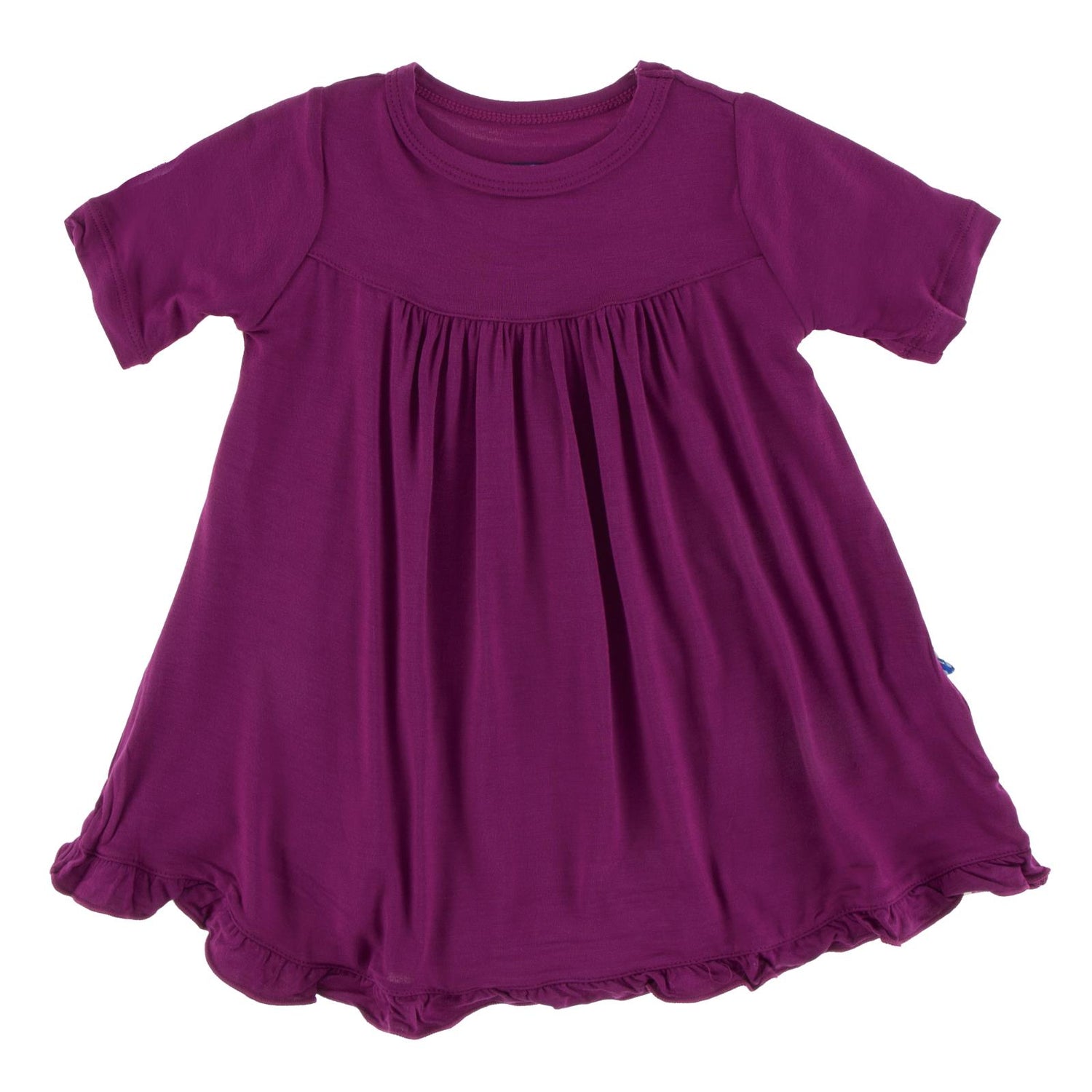 Classic Short Sleeve Swing Dress in Orchid