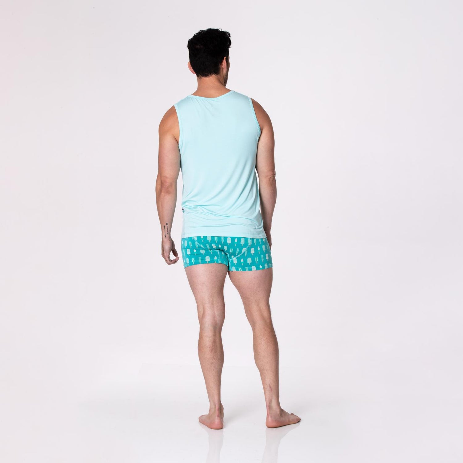 Men's Solid Sport Tank in Summer Sky