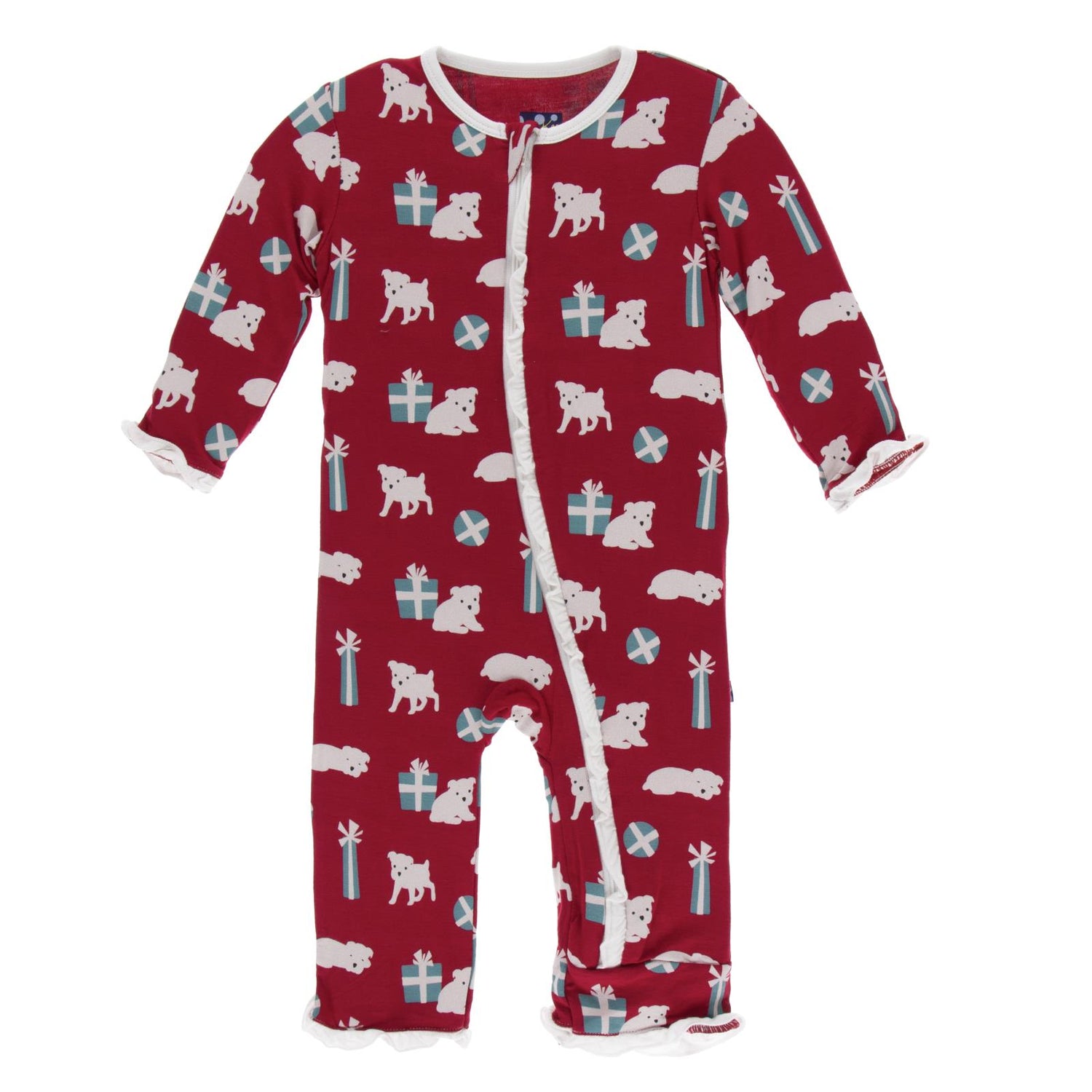 Kickee Pants Layette Gown Converter & Single Knot Hat Set - Winter Ice -  Little Somethings Boutique