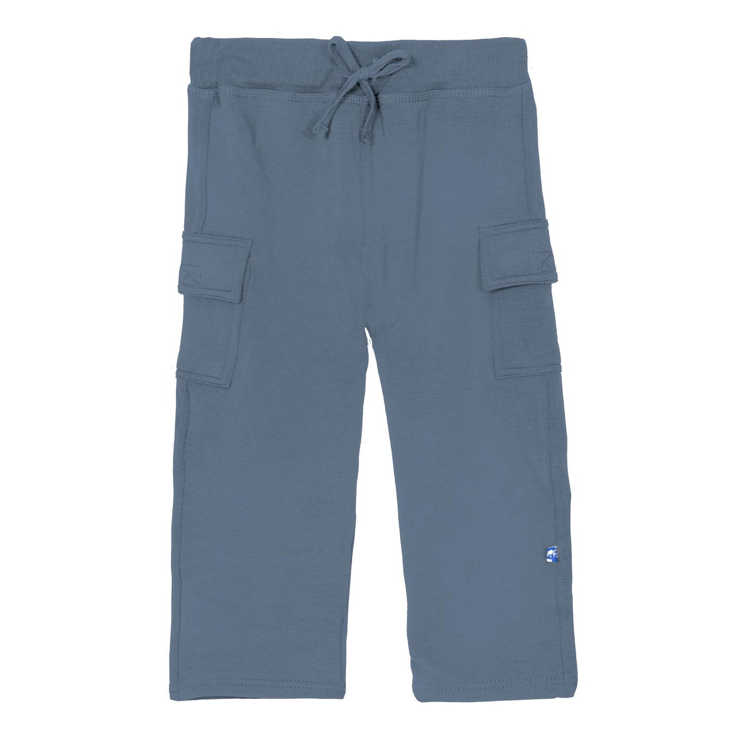 Fleece Cargo Sweatpants in Parisian Blue