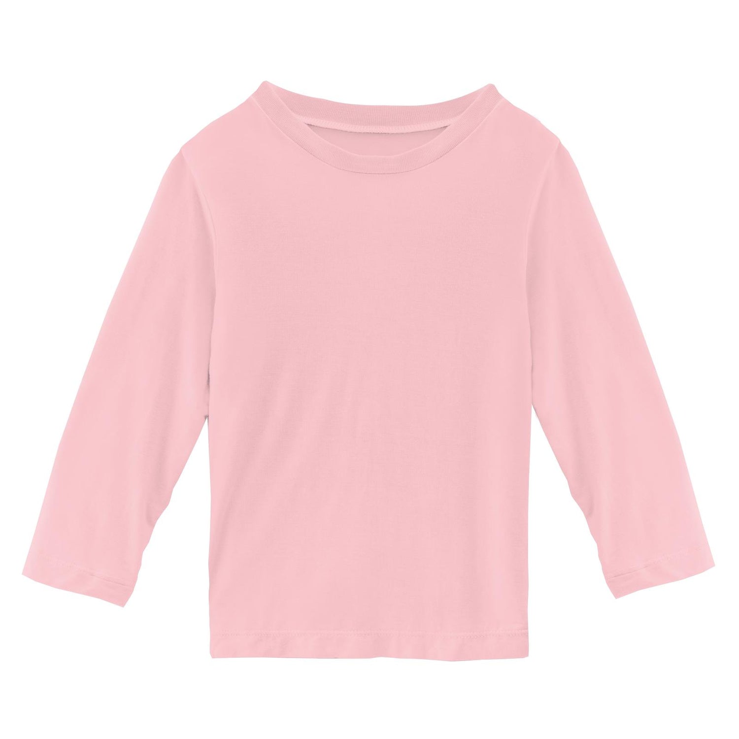 Long Sleeve Easy Fit Crew Neck Tee in Lotus