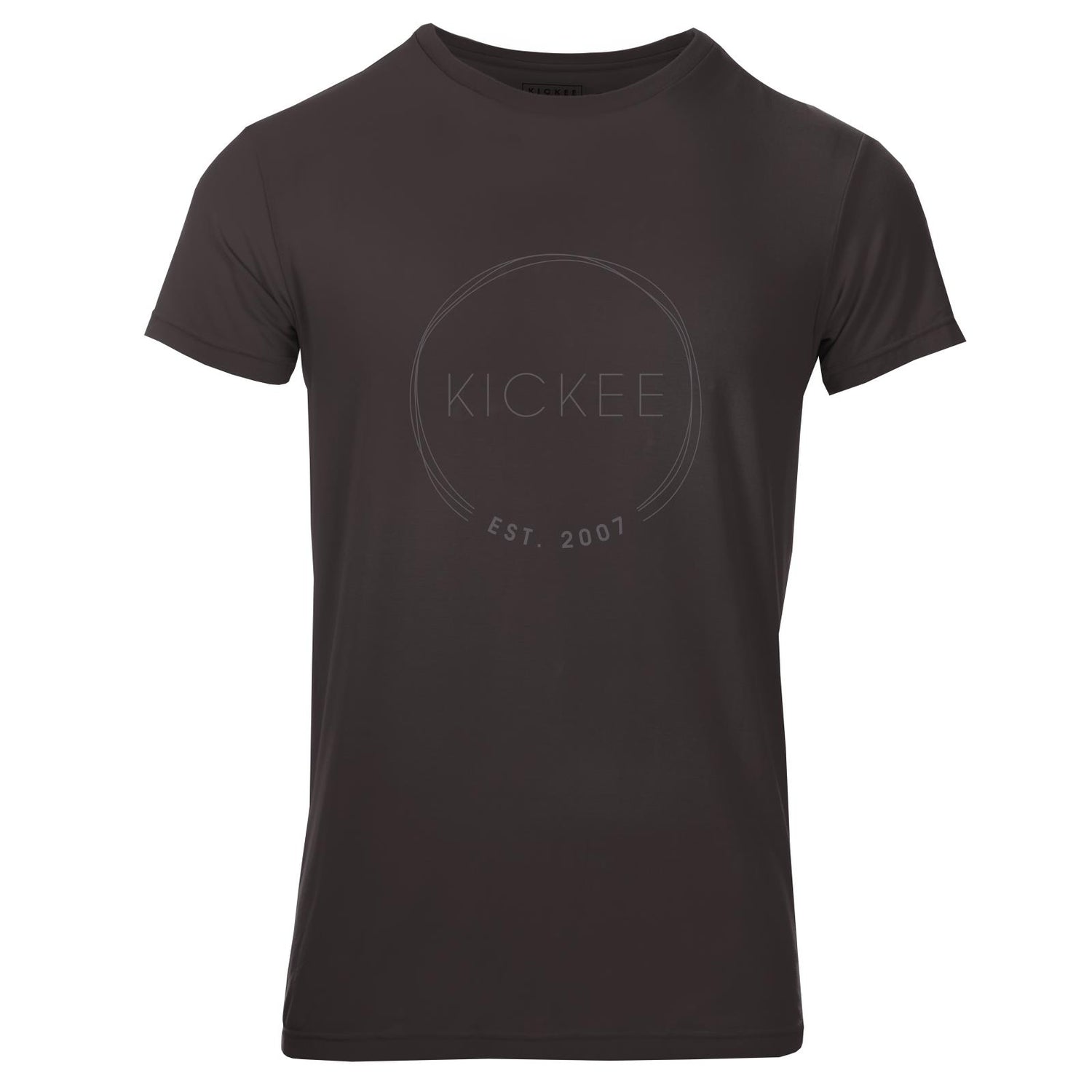 Men's Short Sleeve Graphic Crew Neck Tee in Midnight KicKee