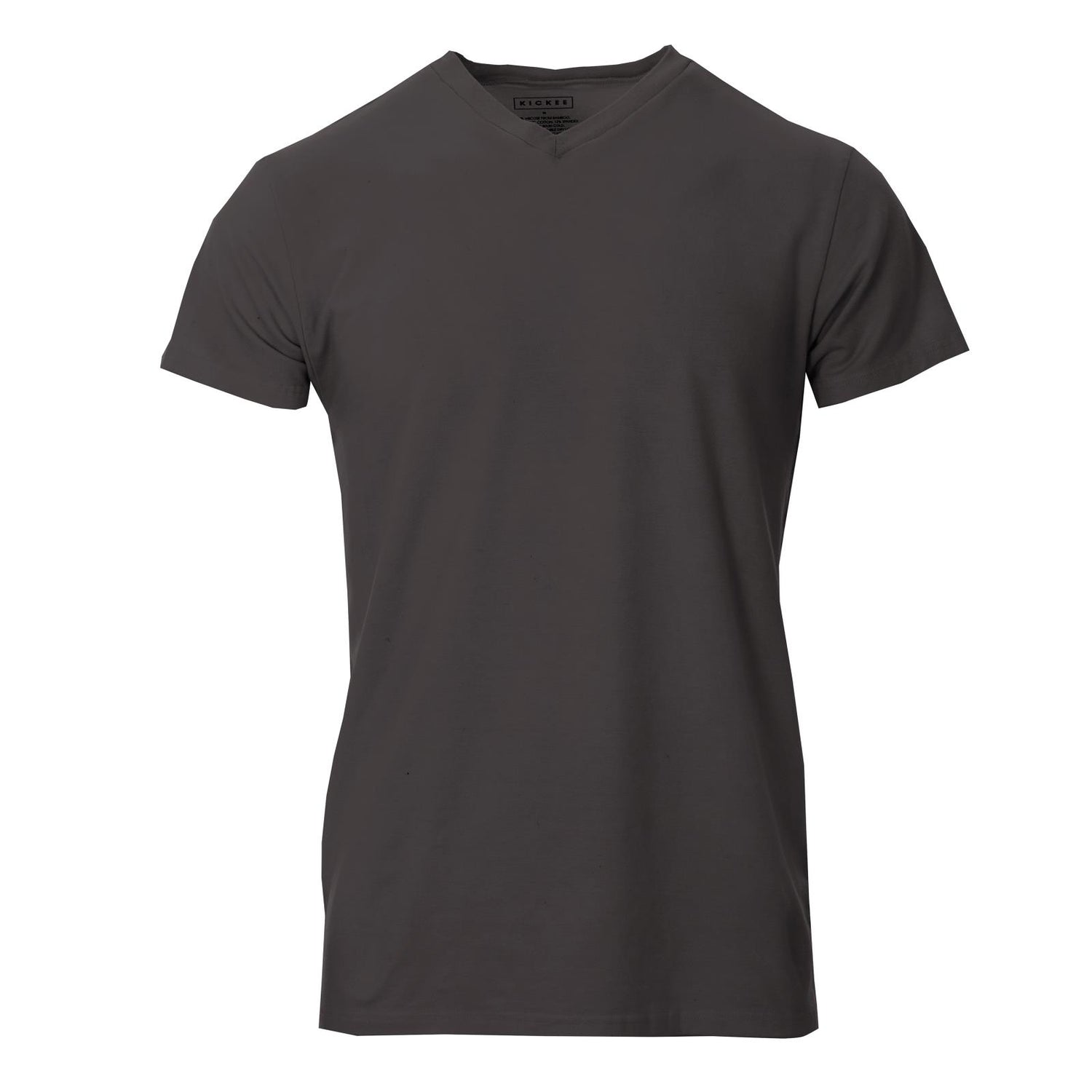 Men's Solid Short Sleeve Luxe V-Neck Tee in Midnight