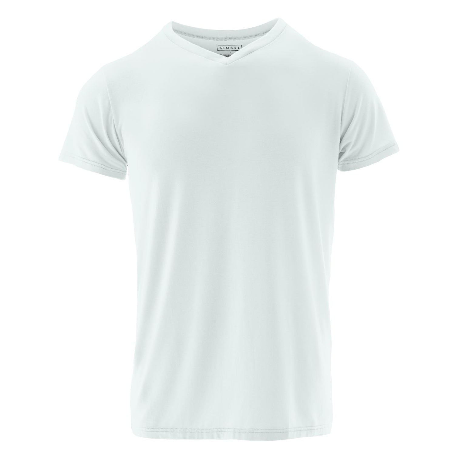 Men's Solid Short Sleeve V-Neck Tee in Fresh Air