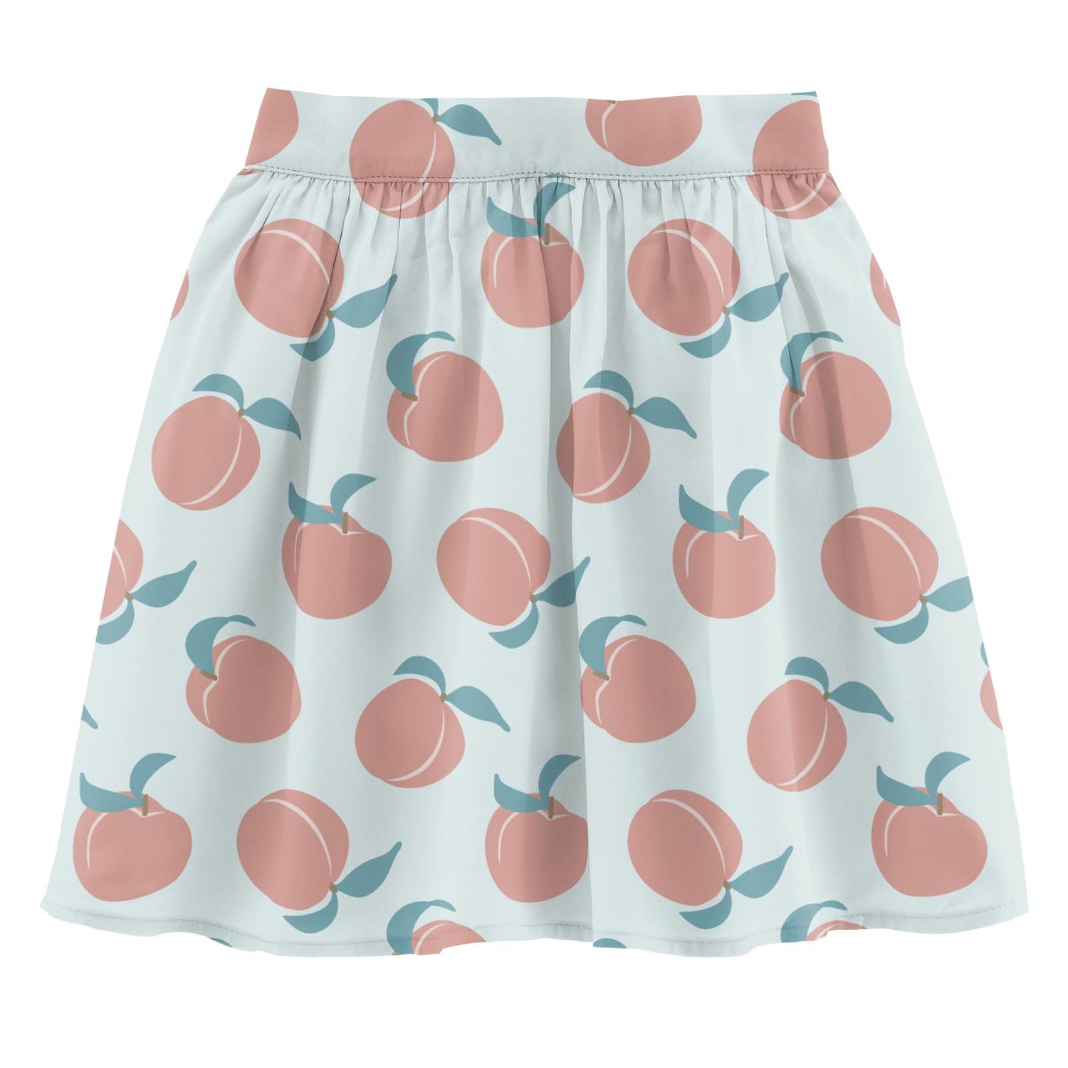 Print Woven Skirt in Fresh Air Peaches