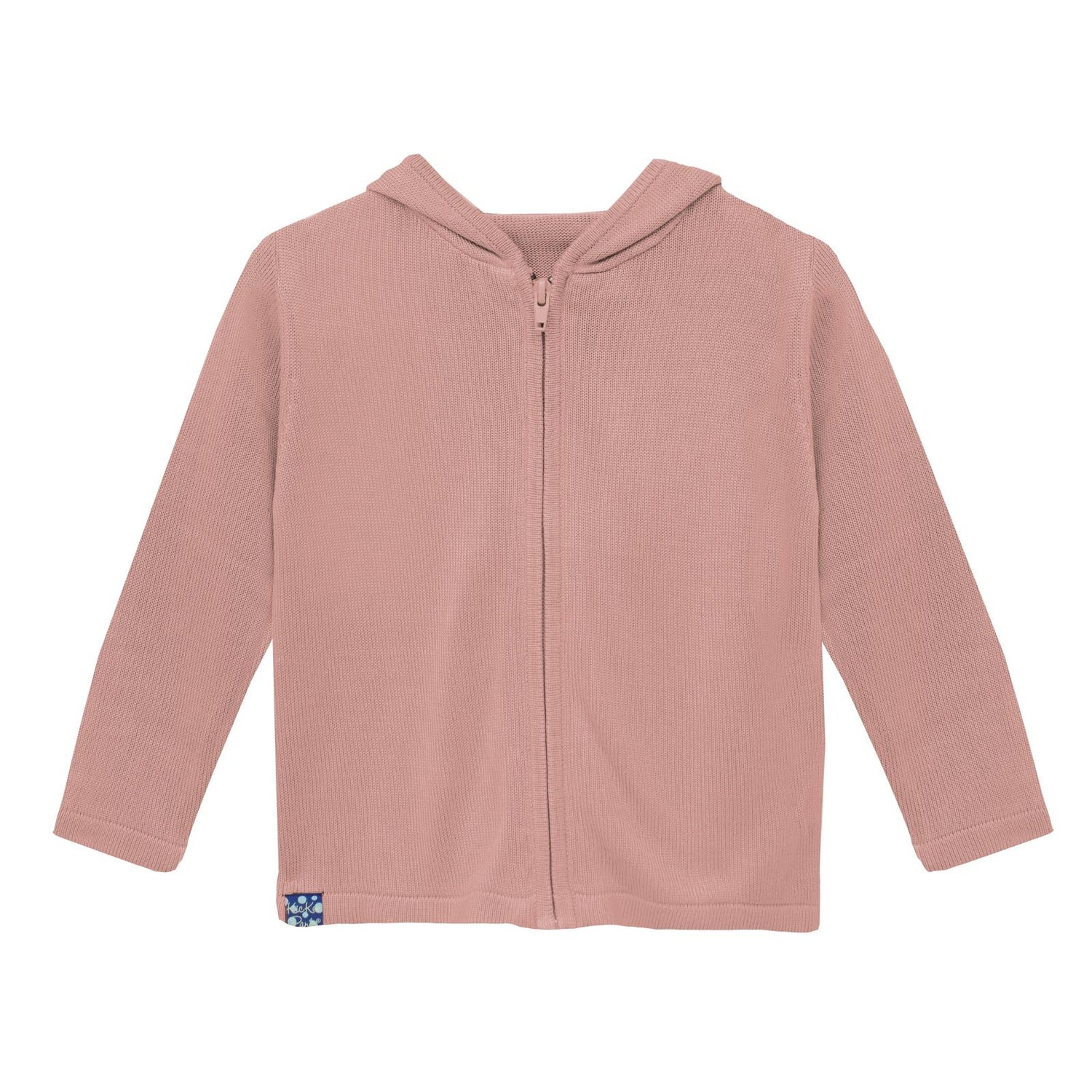 Knitted Hoodie in Blush