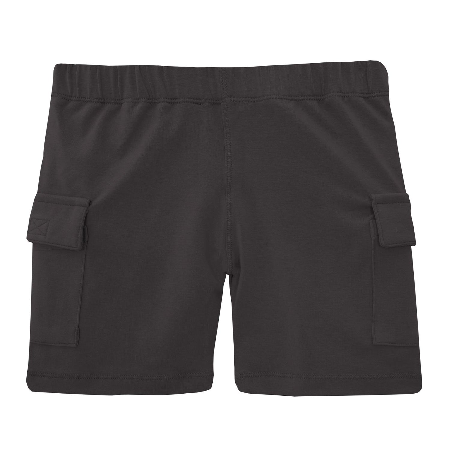 Luxe Jersey Cargo Shorts in Midnight