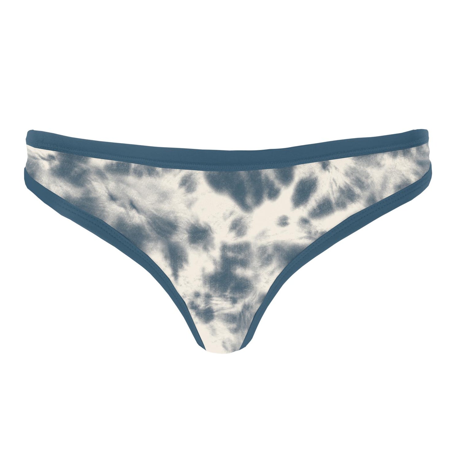 Women's Print Classic Thong in Deep Sea Tie Dye