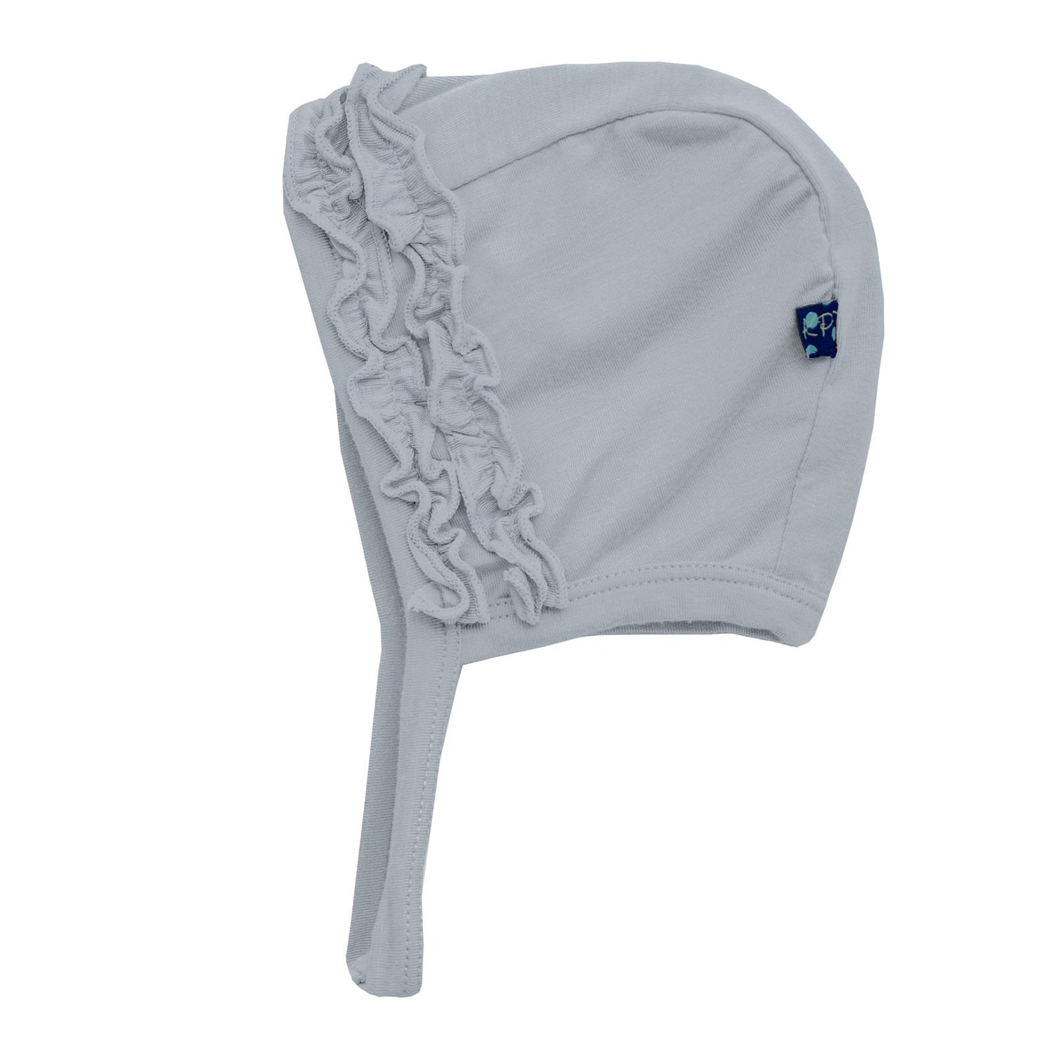 Ruffle Bonnet in Pearl Blue