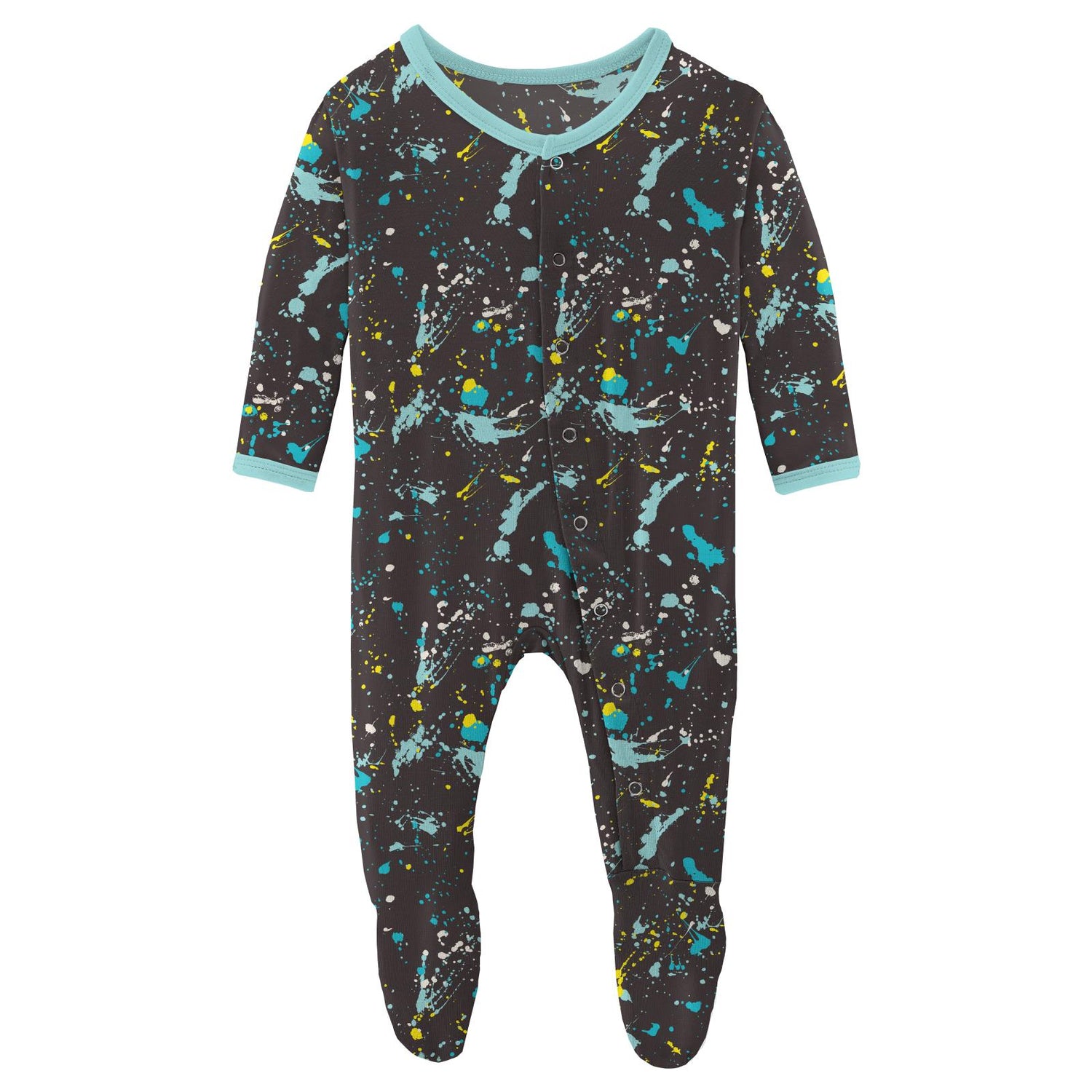 KicKee Pants Kickee Pants Confetti Splatter Paint L/S Pj Set - Lil