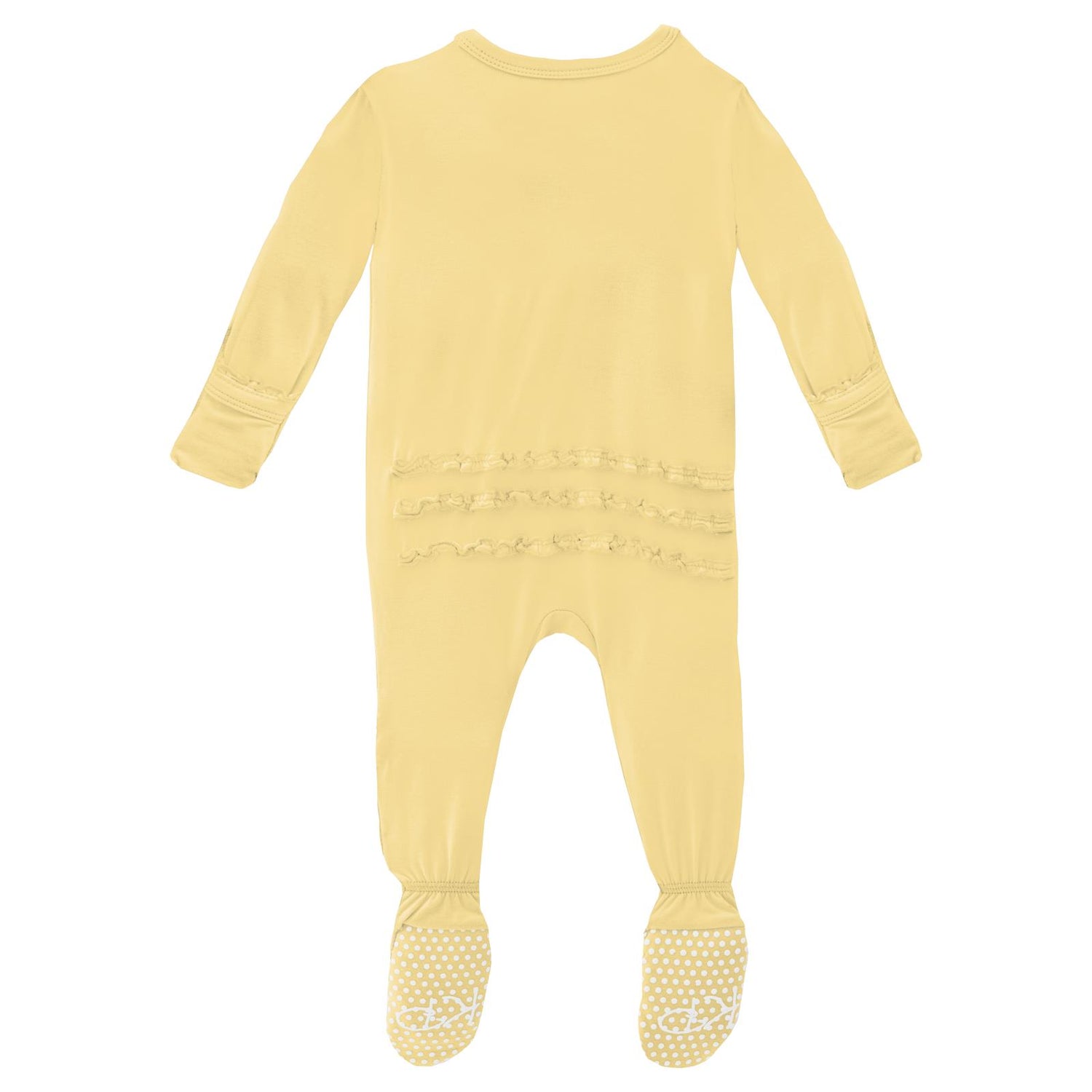 KicKee Pants Footie with Zipper - Wallaby Bees, 6-9 Months