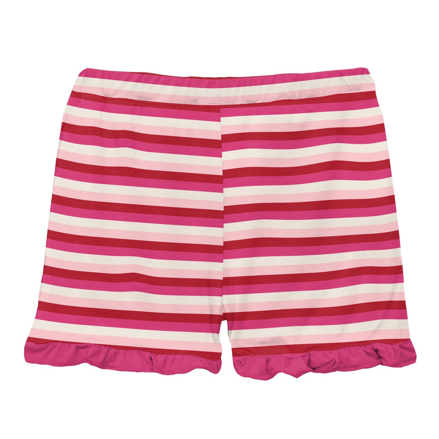 Print Ruffle Short in Anniversary Candy Stripe