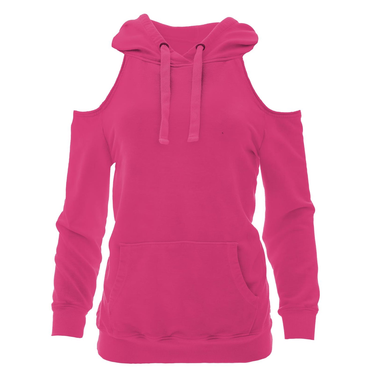 Women's Fleece Open-Shoulder Pullover in Calypso