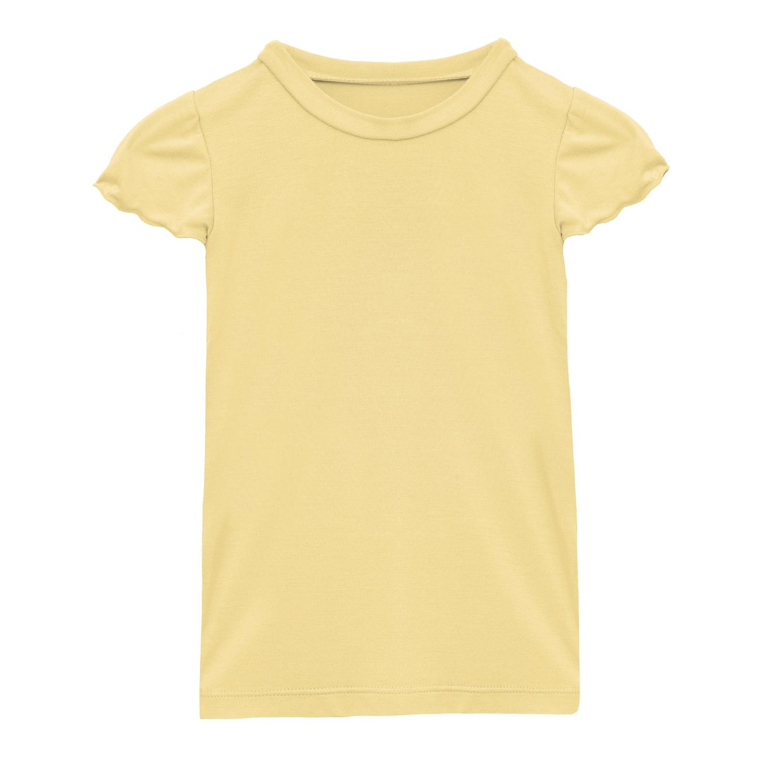 Tailored Fit Flutter Sleeve Tee in Wallaby