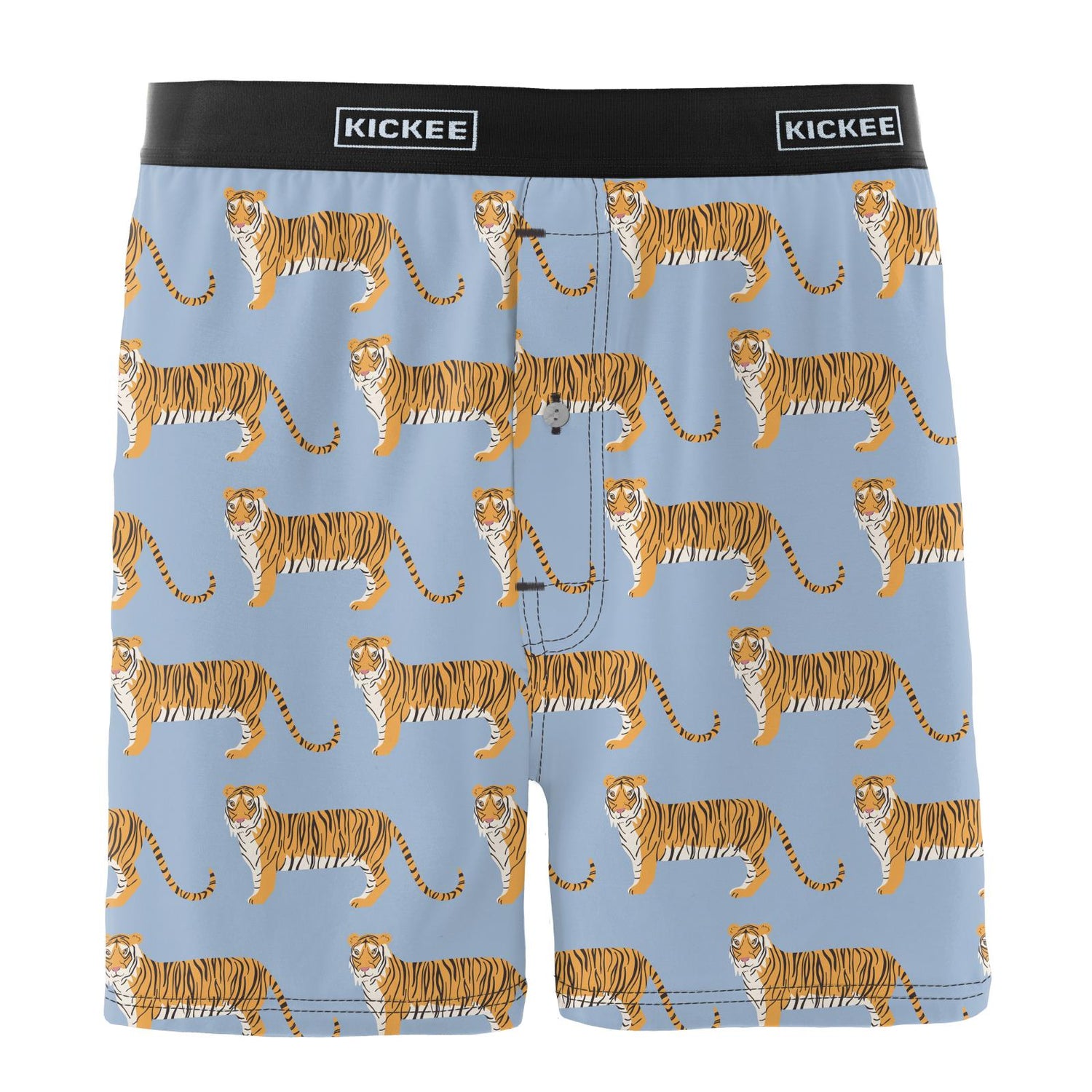 Men's Print Boxer Short in Pond Tiger