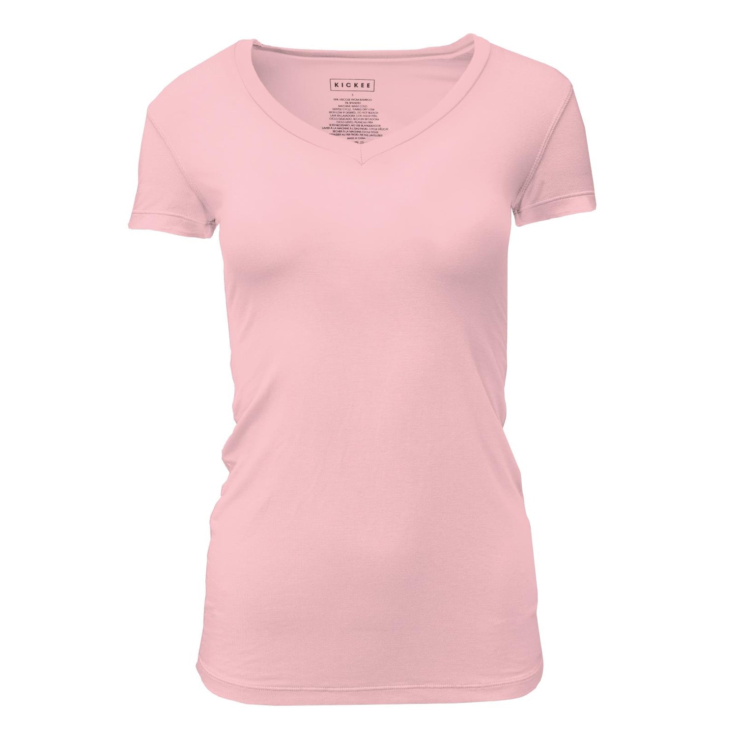 Women's Solid Short Sleeve One Tee in Lotus