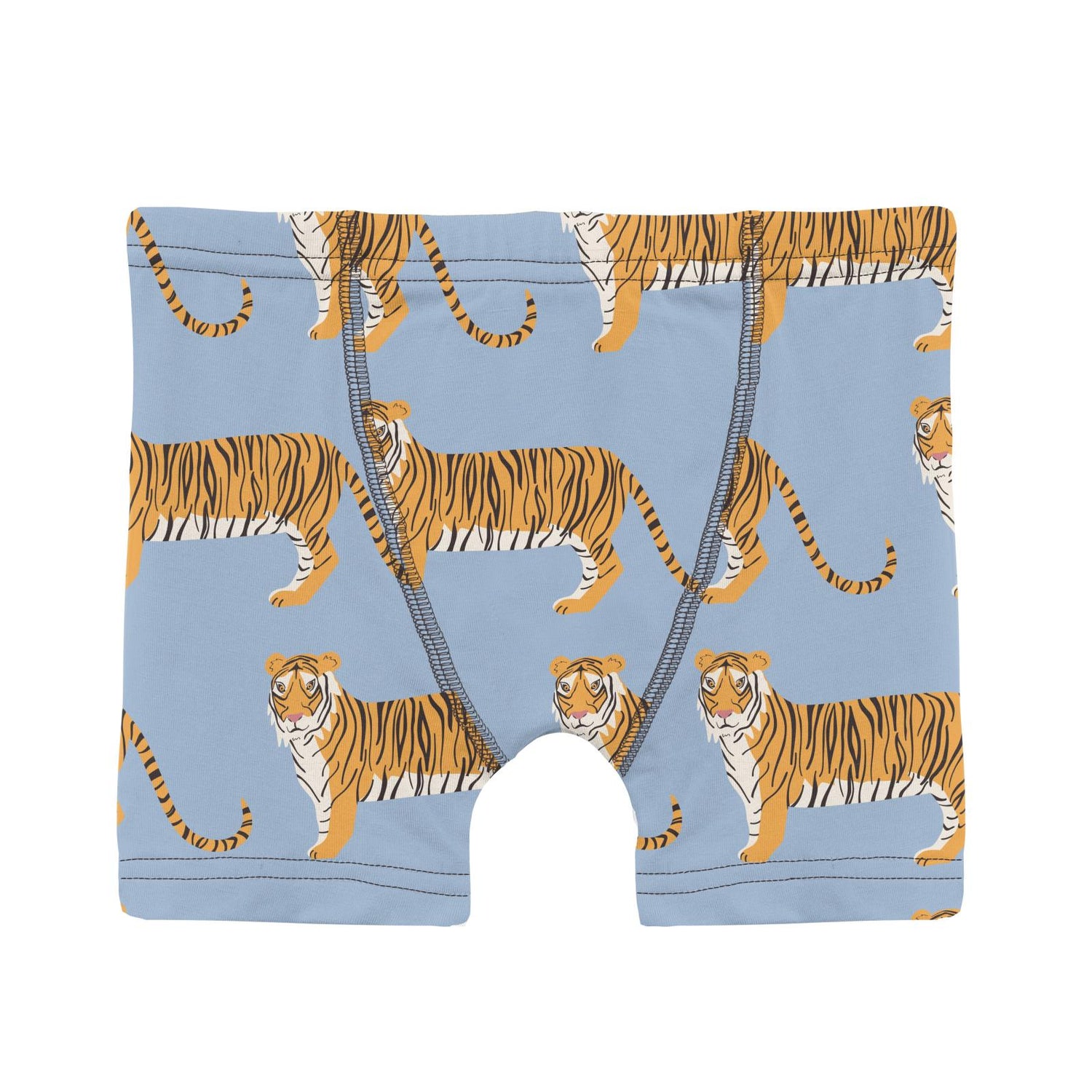 Print Boy's Boxer Brief in Pond Tiger