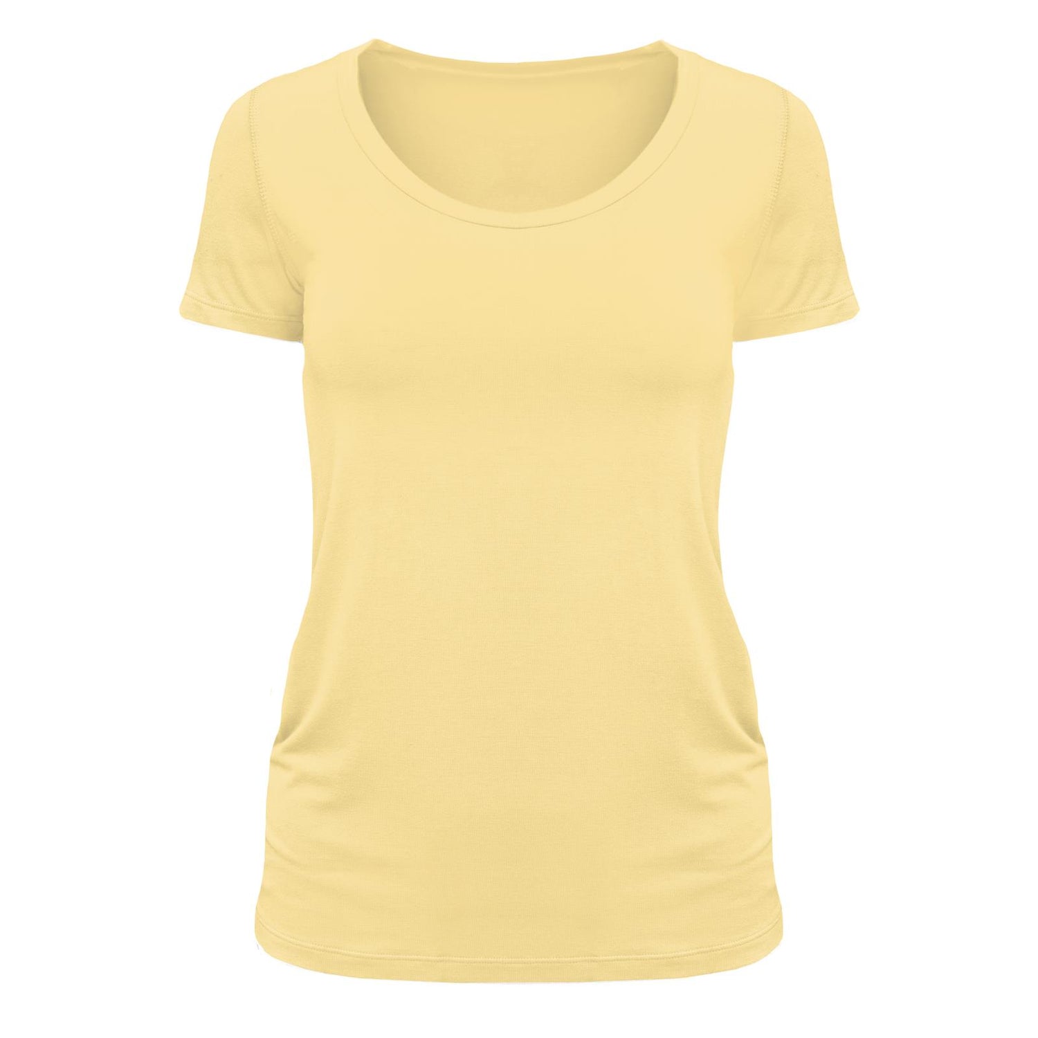 Women's Short Sleeve Scoop Neck Tee in Wallaby