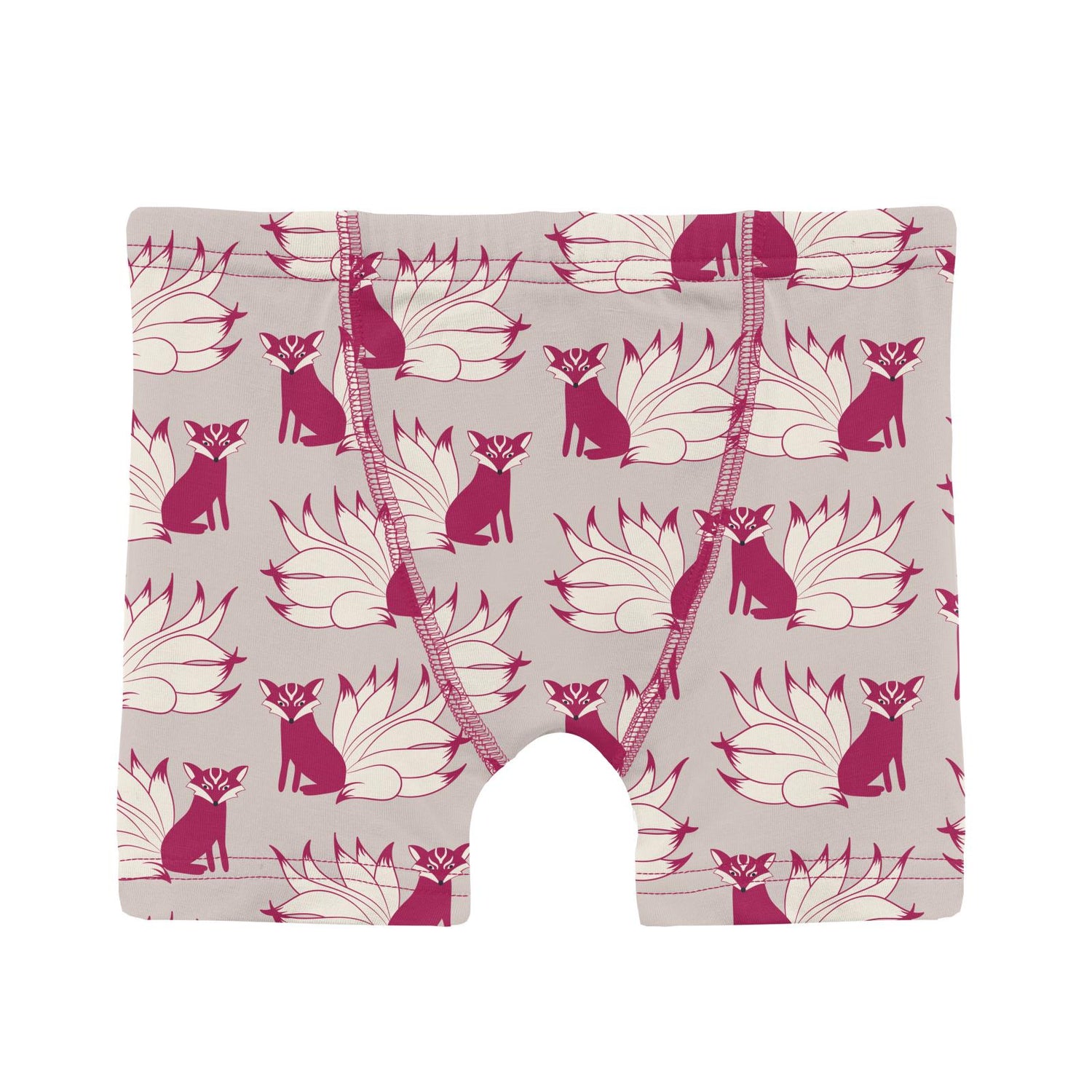 Print Boxer Brief Set of 3 in Latte Kitsune, Latte & Latte Wicker