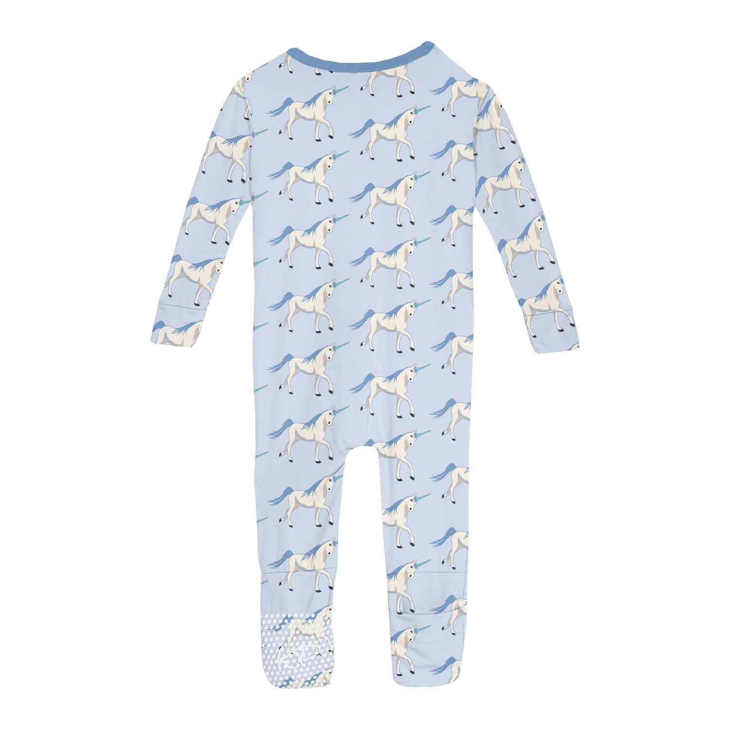 Print Convertible Sleeper with Zipper in Dew Prancing Unicorn