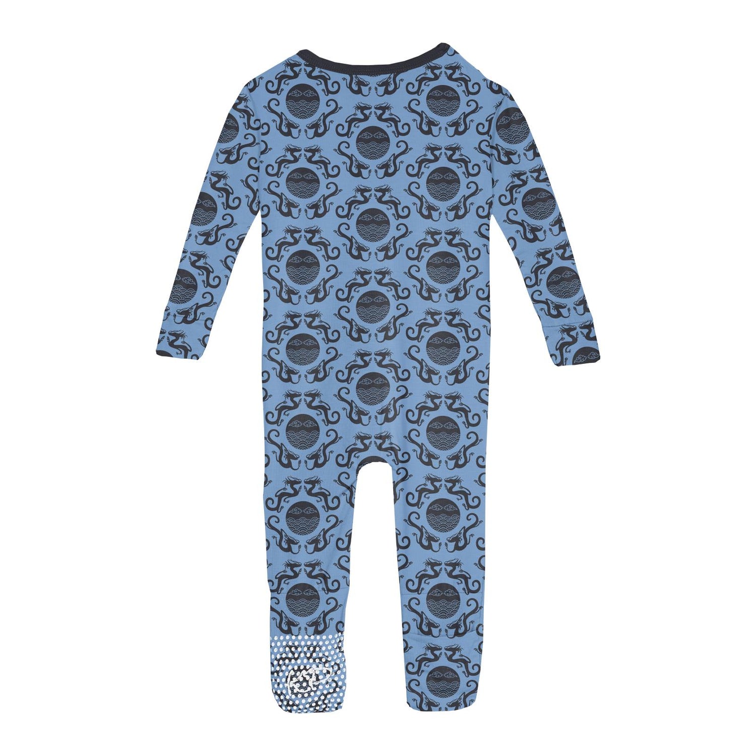 Print Convertible Sleeper with Zipper in Dream Blue Four Dragons