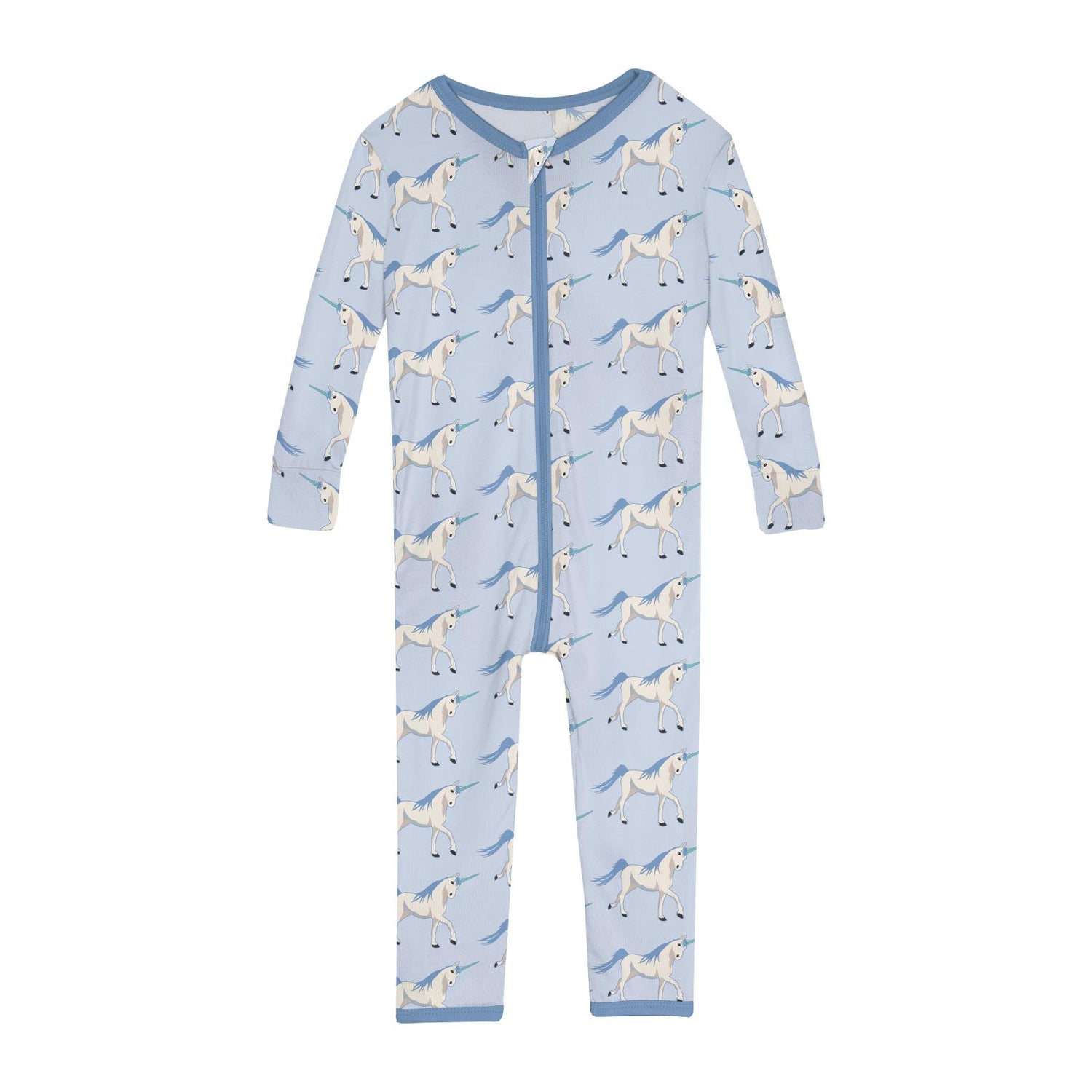 Print Convertible Sleeper with Zipper in Dew Prancing Unicorn