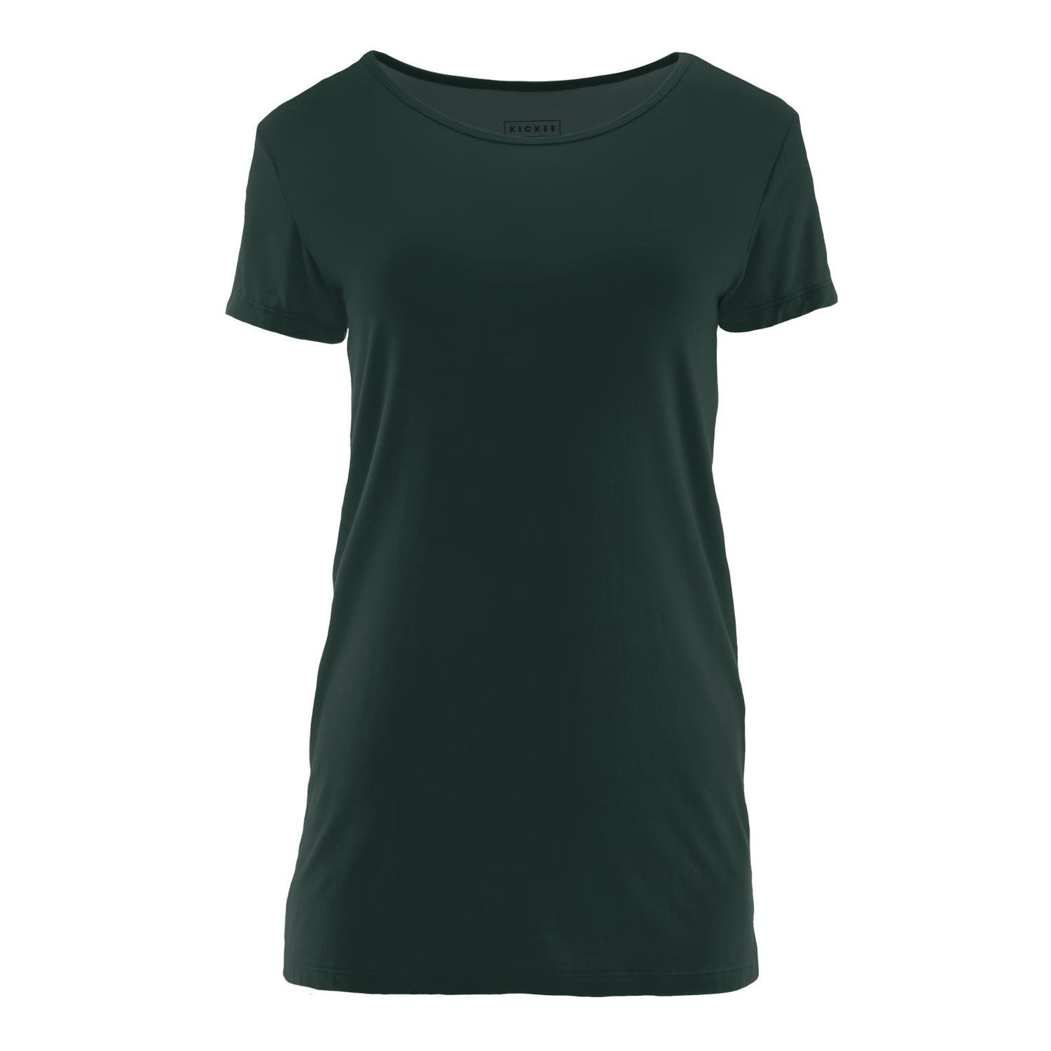 Women's Solid Short Sleeve Loosey Goosey Tee in Pine