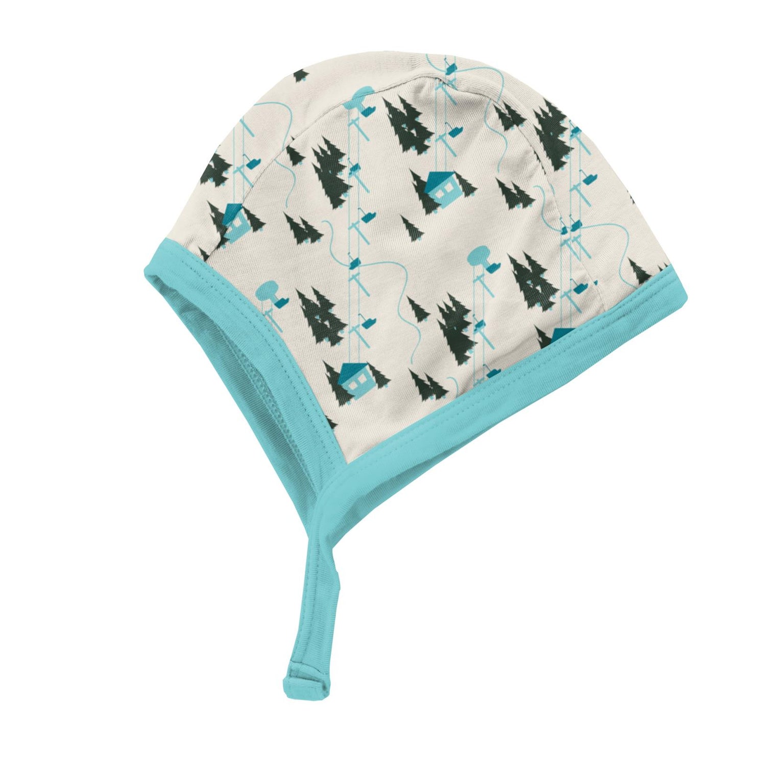 Print Aviator Hat in Natural Chairlift