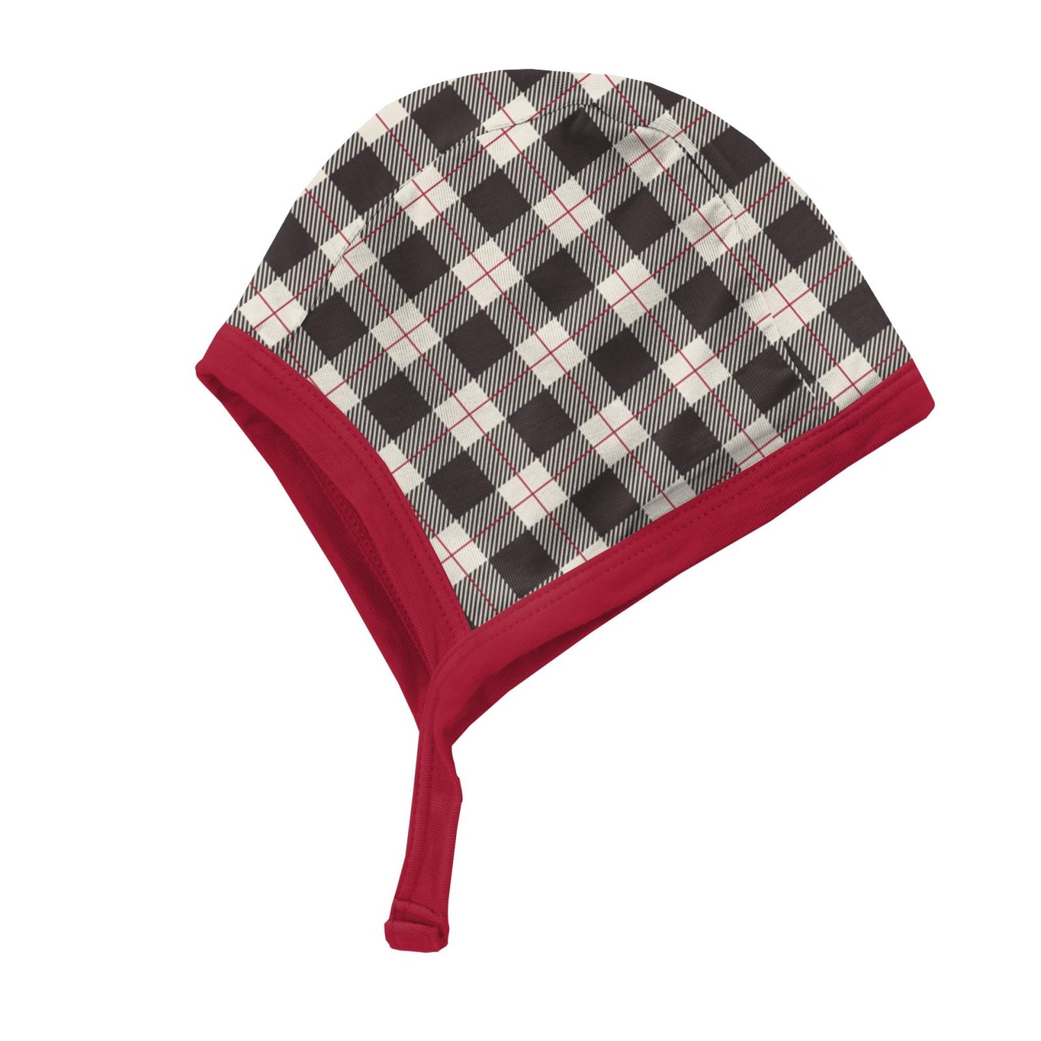 Print Aviator Hat in Midnight Holiday Plaid