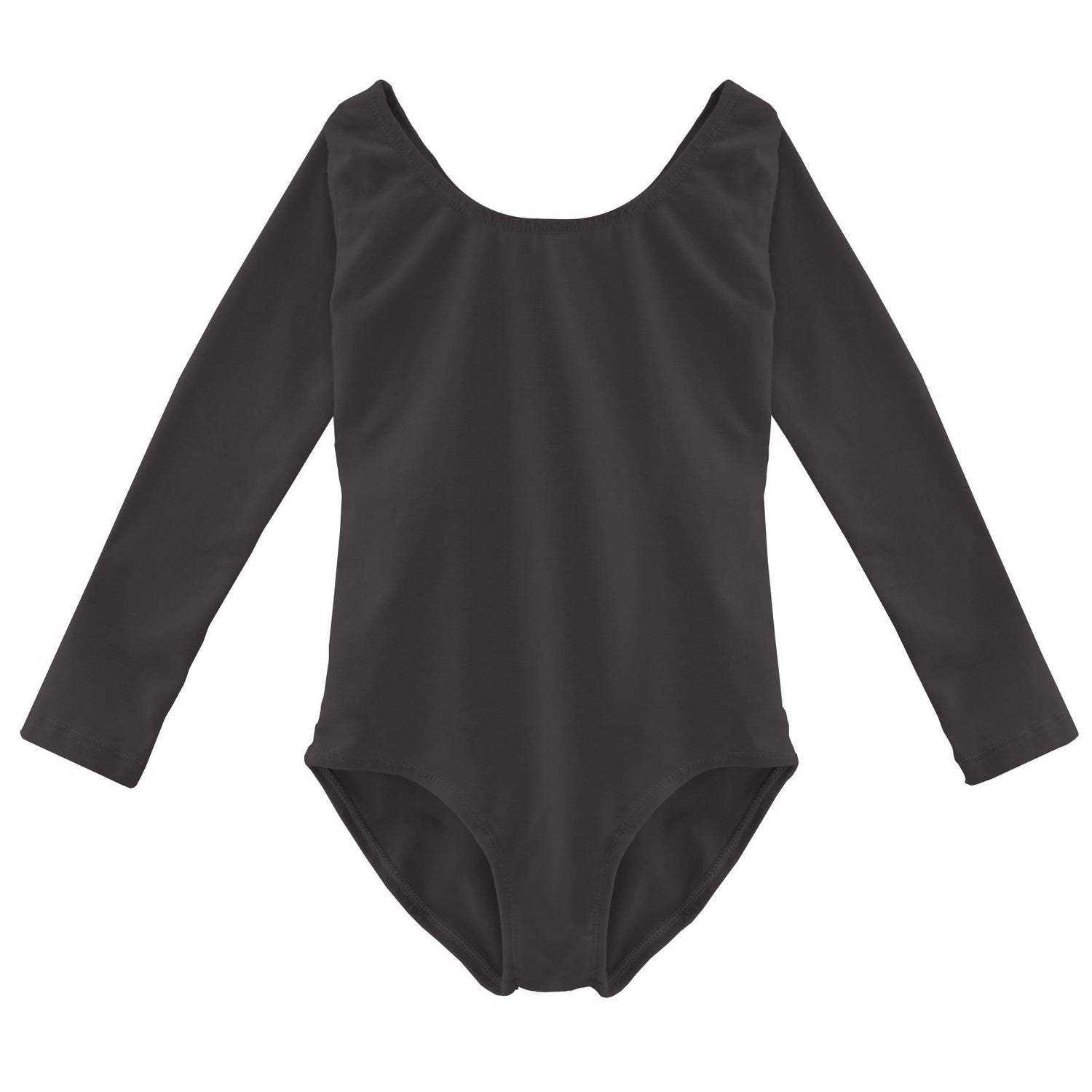 Long Sleeve Performance Jersey Leotard in Midnight