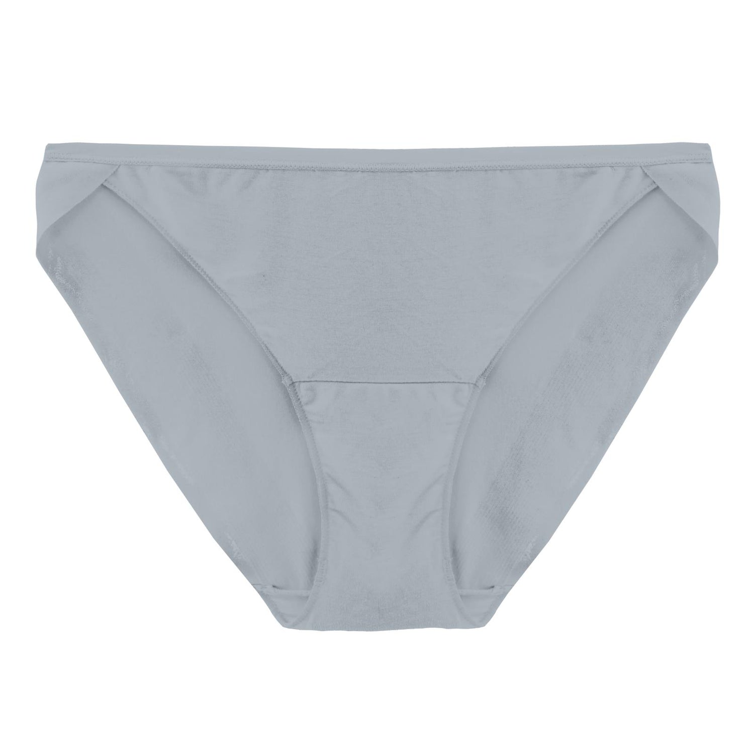 Women's Solid Bikini Brief in Pearl Blue