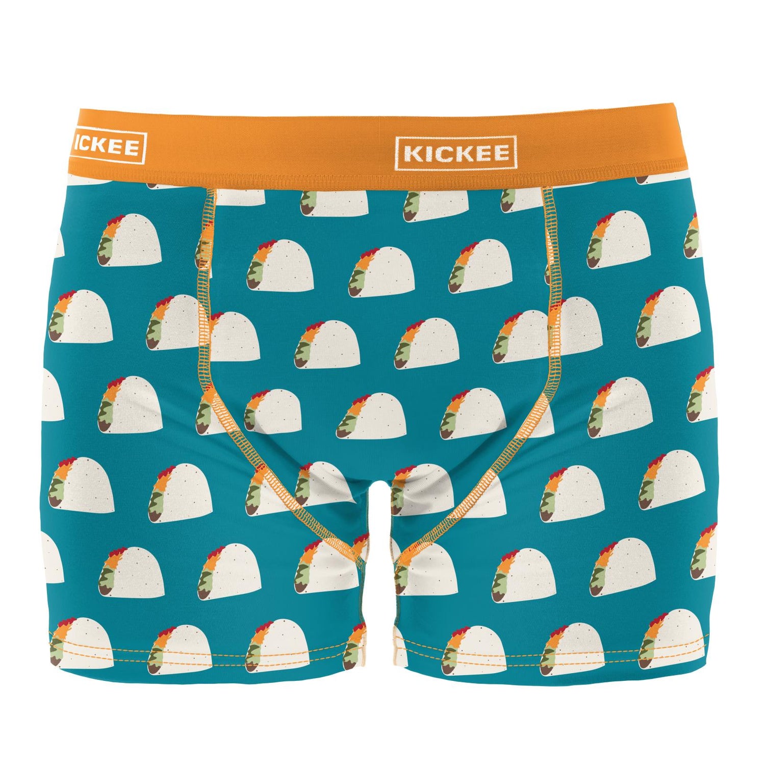 Men's Print Boxer Brief in Seagrass Tacos