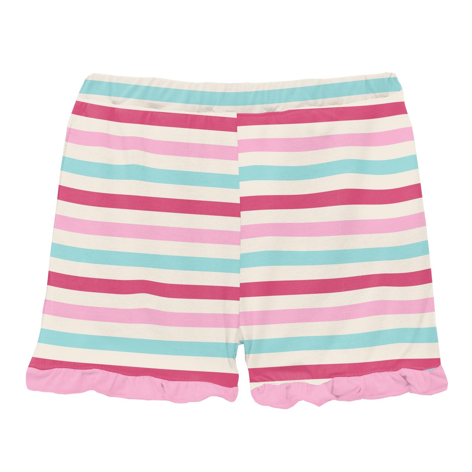 Print Ruffle Short in Sock Hop Stripe