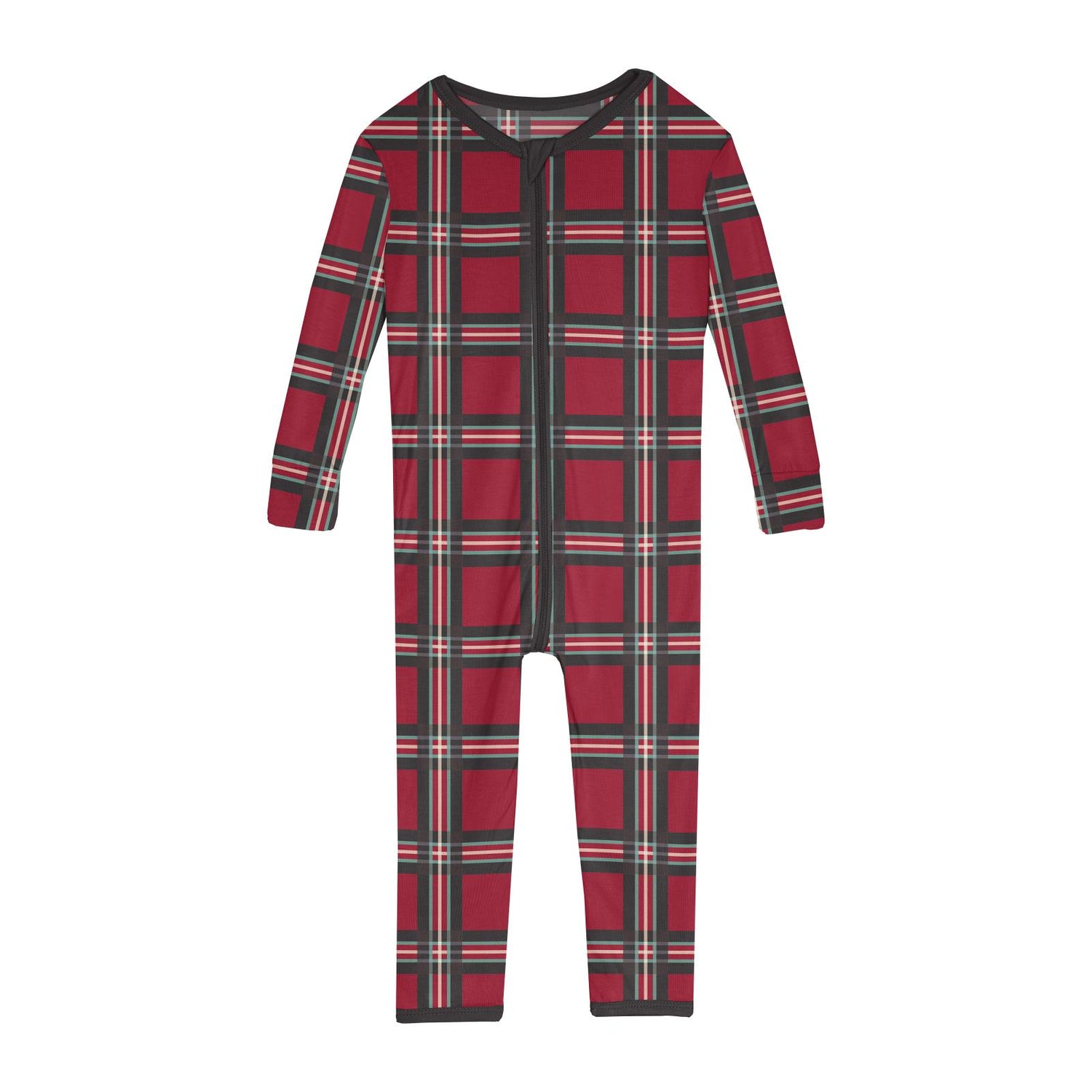 Print Convertible Sleeper with Zipper in Classic Holiday Plaid