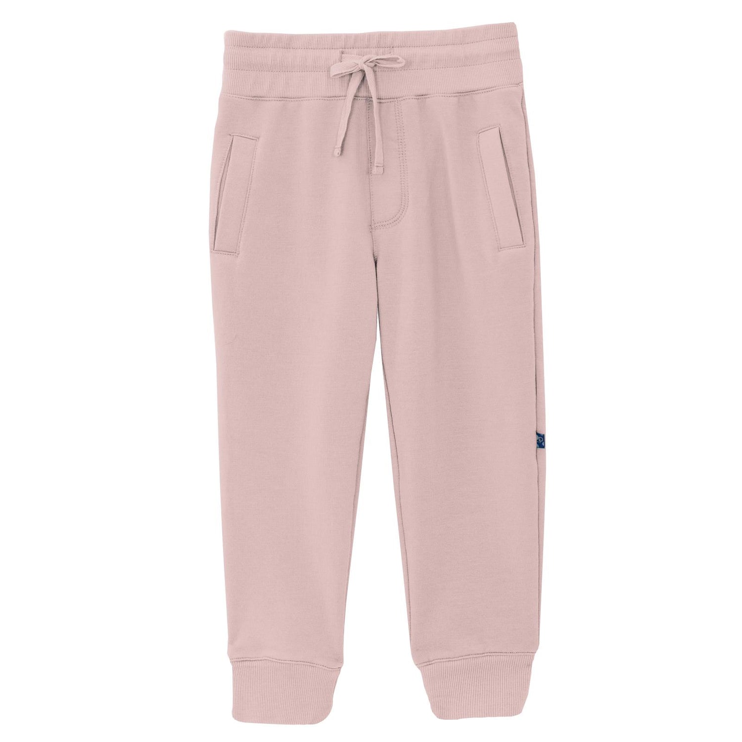 Fleece Joggers in Baby Rose