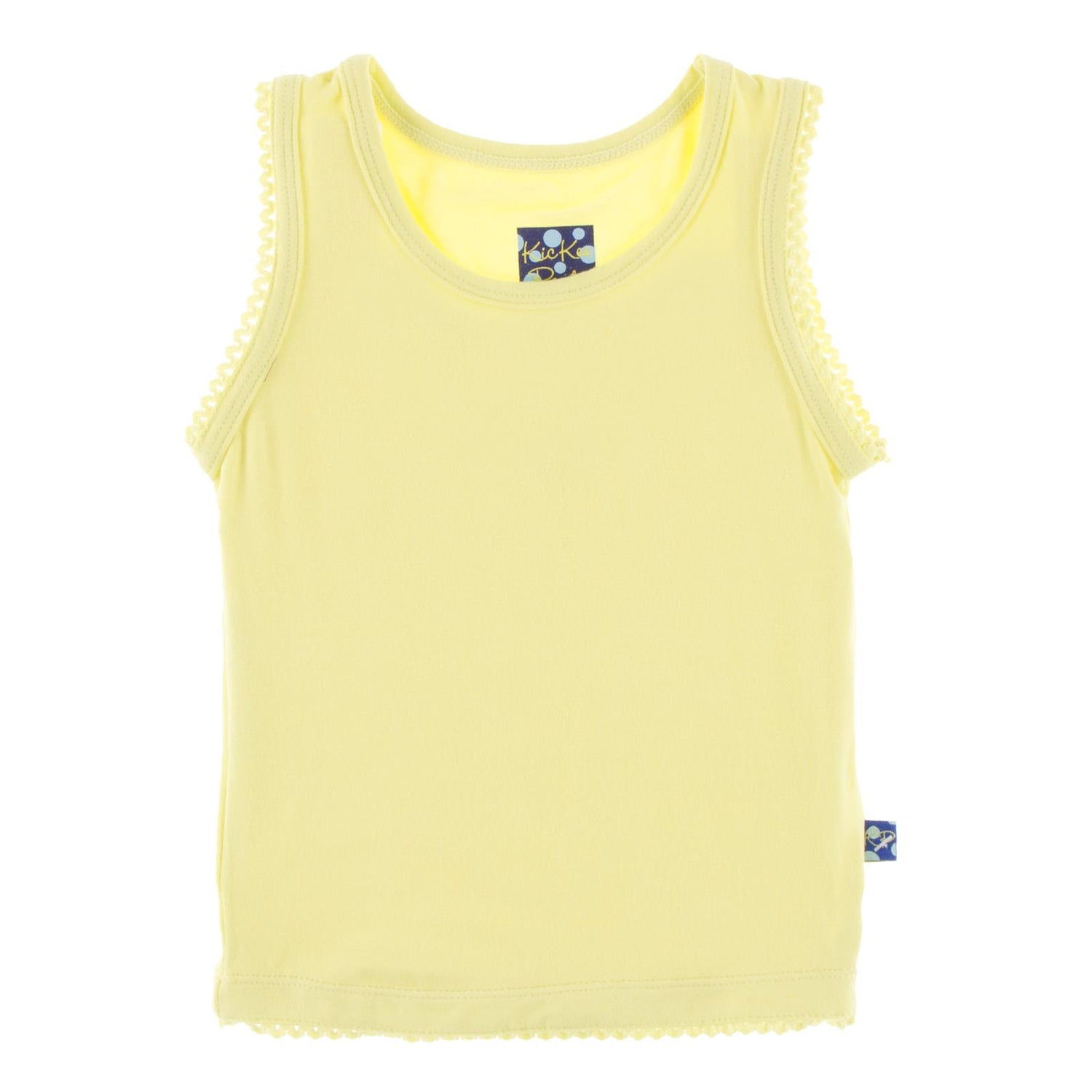 Scalloped Edge Tank in Lime Blossom