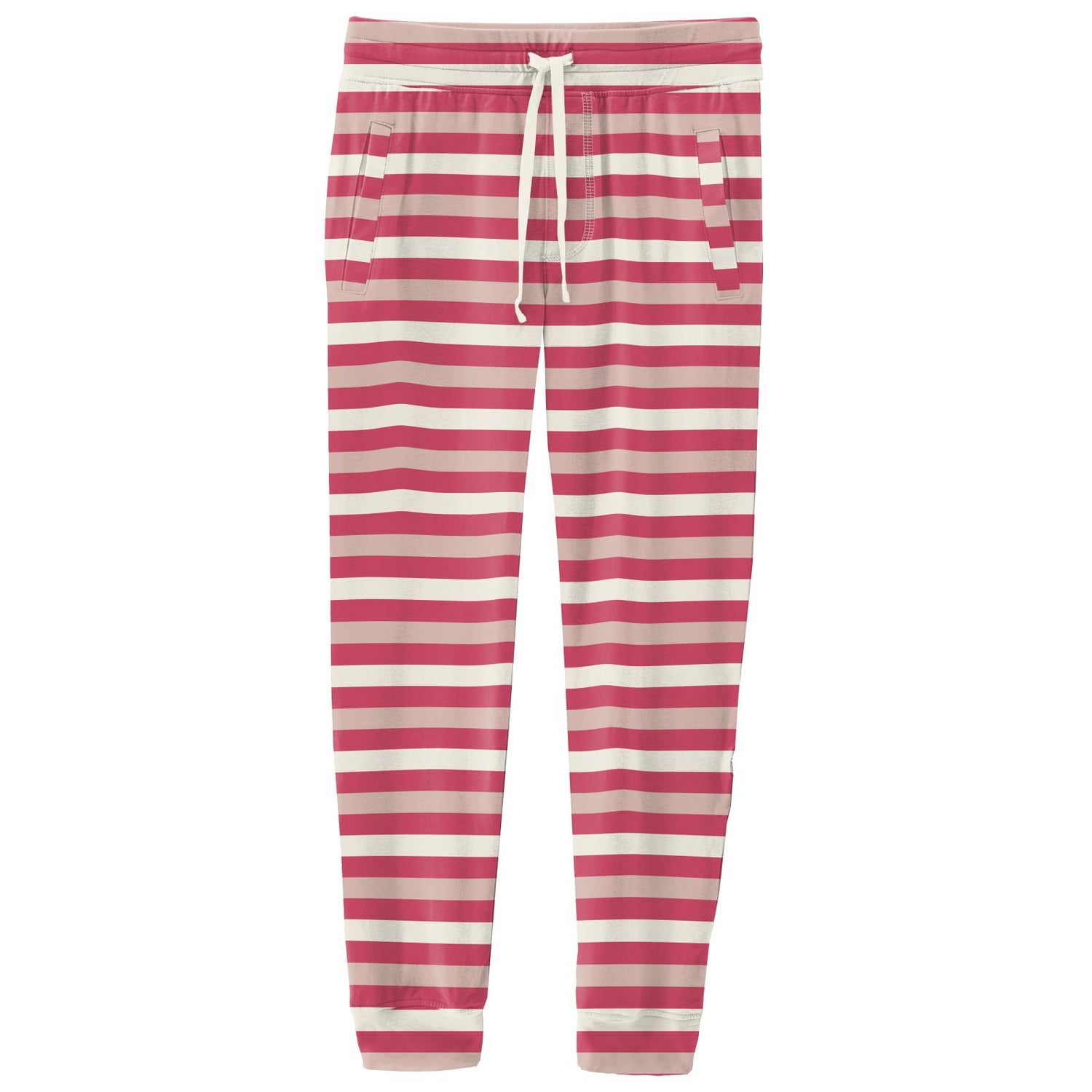 Print Luxe Athletic Joggers in Hopscotch Stripe