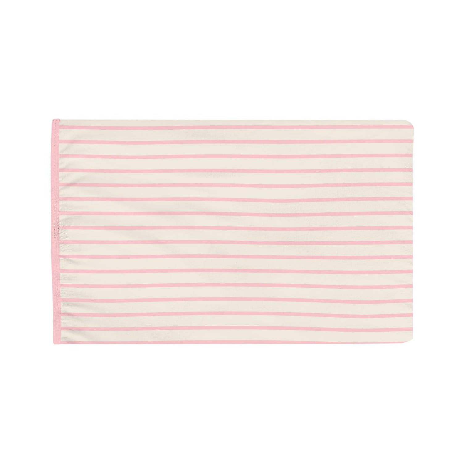 Print Foldover Pillowcase in Lotus Sweet Stripe