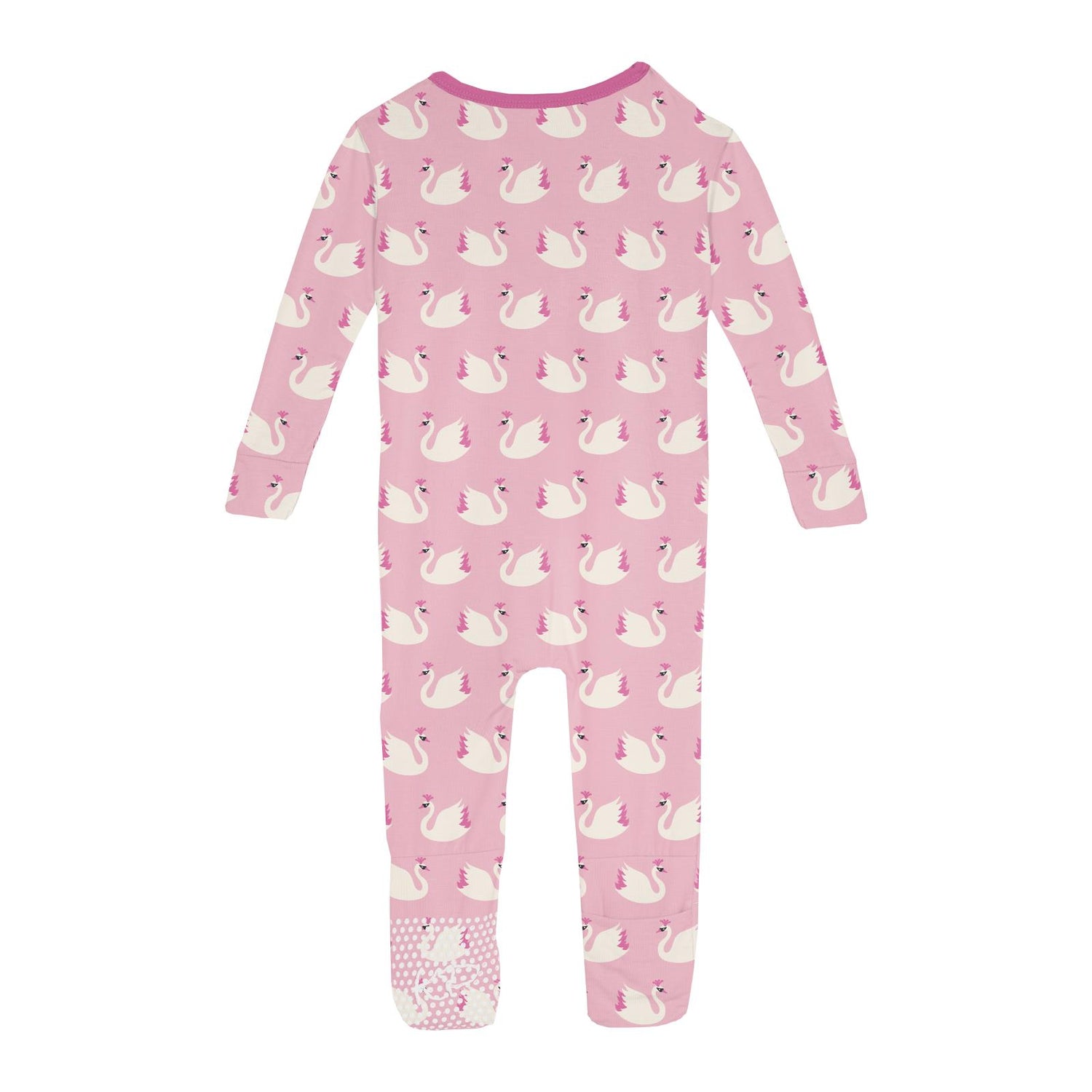 Print Convertible Sleeper with Zipper in Cake Pop Swan Princess