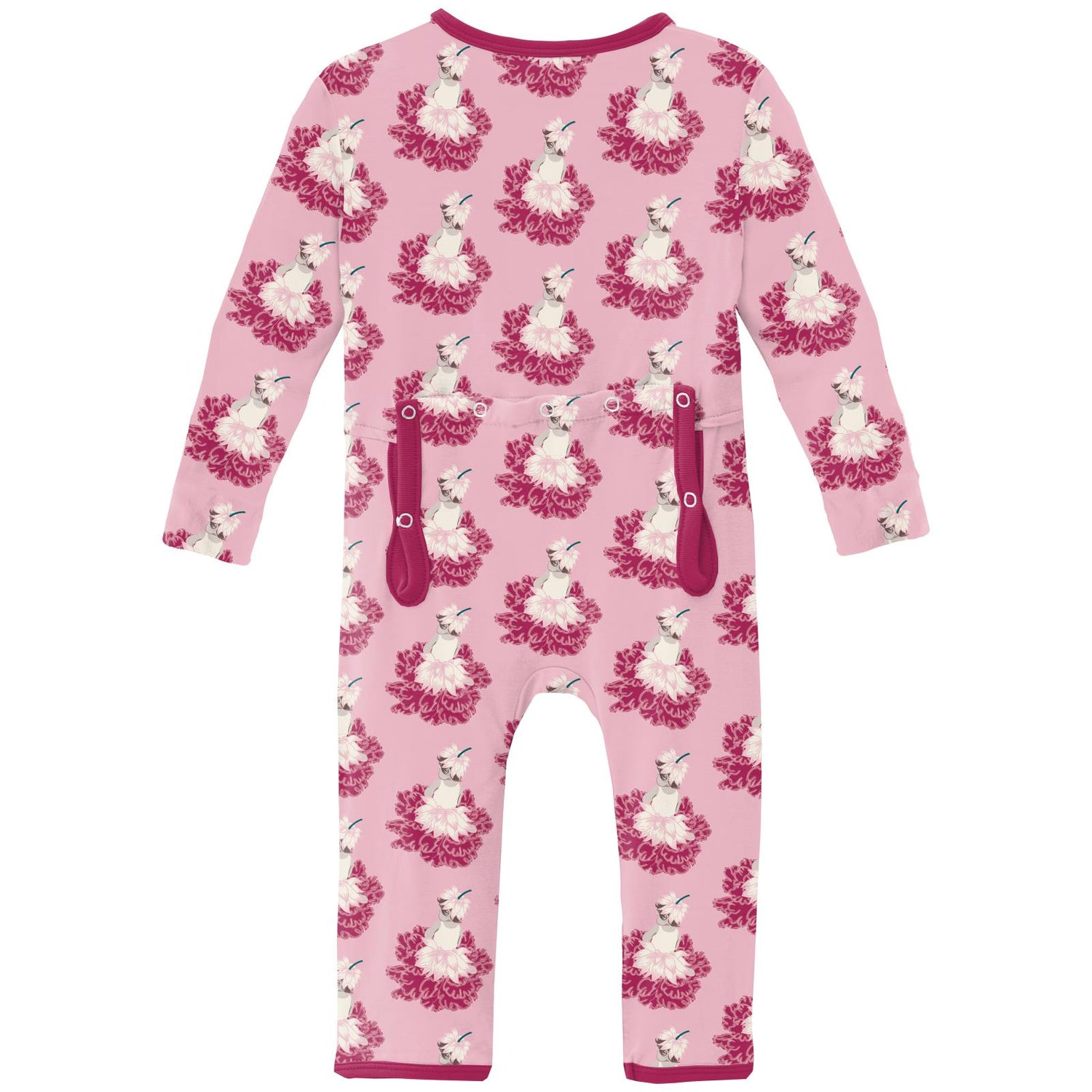 Print Coverall with 2 Way Zipper in Cake Pop Thumbelina