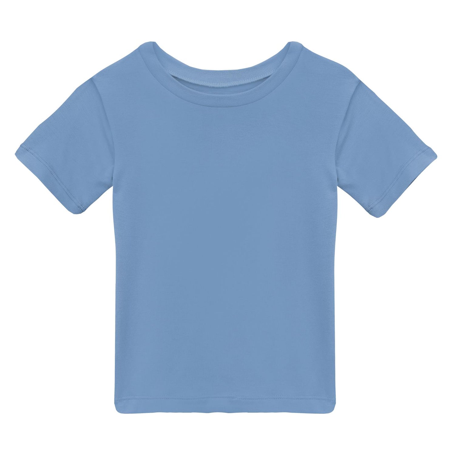 Short Sleeve Easy Fit Crew Neck Tee in Dream Blue