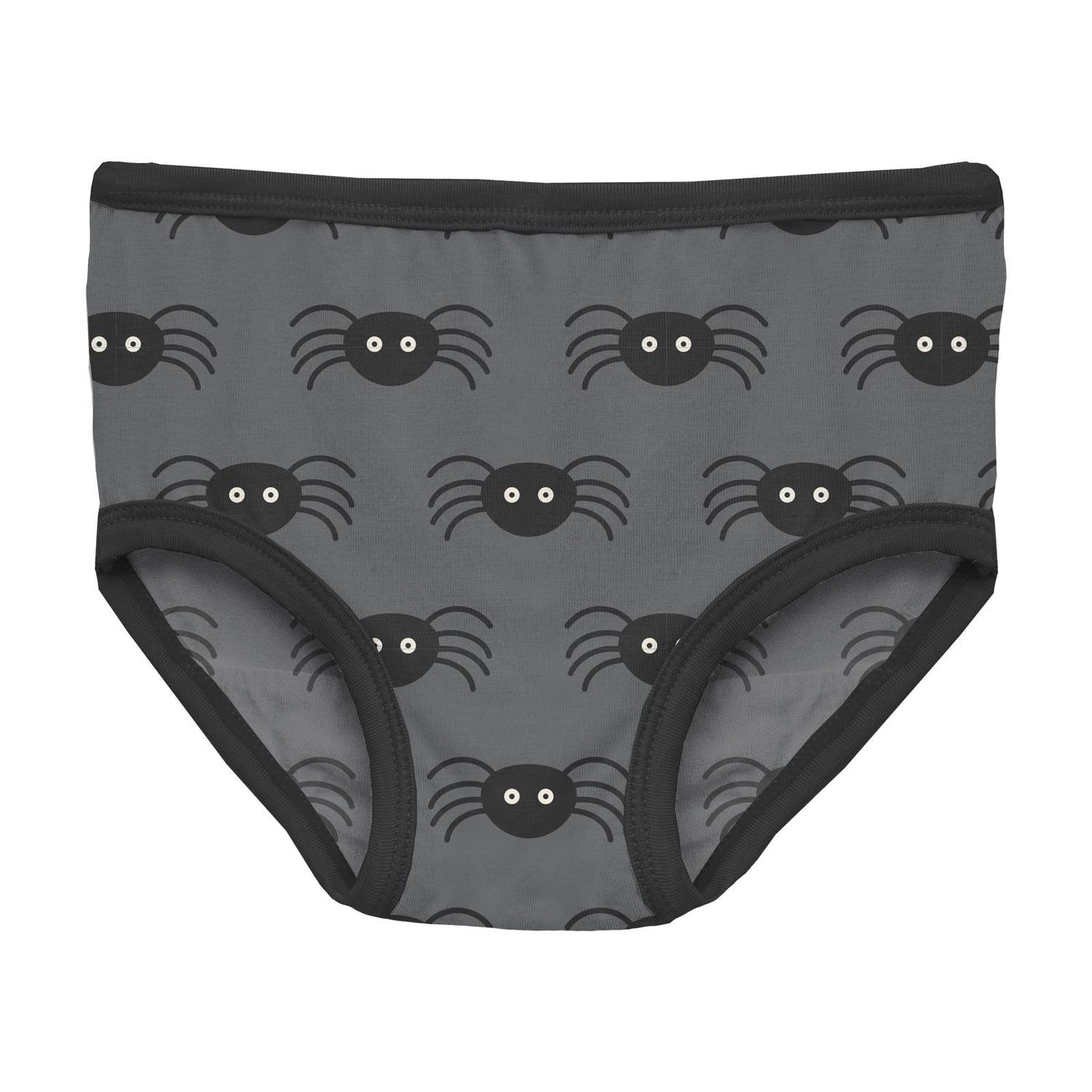 Print Girl's Underwear in Stone Spiders