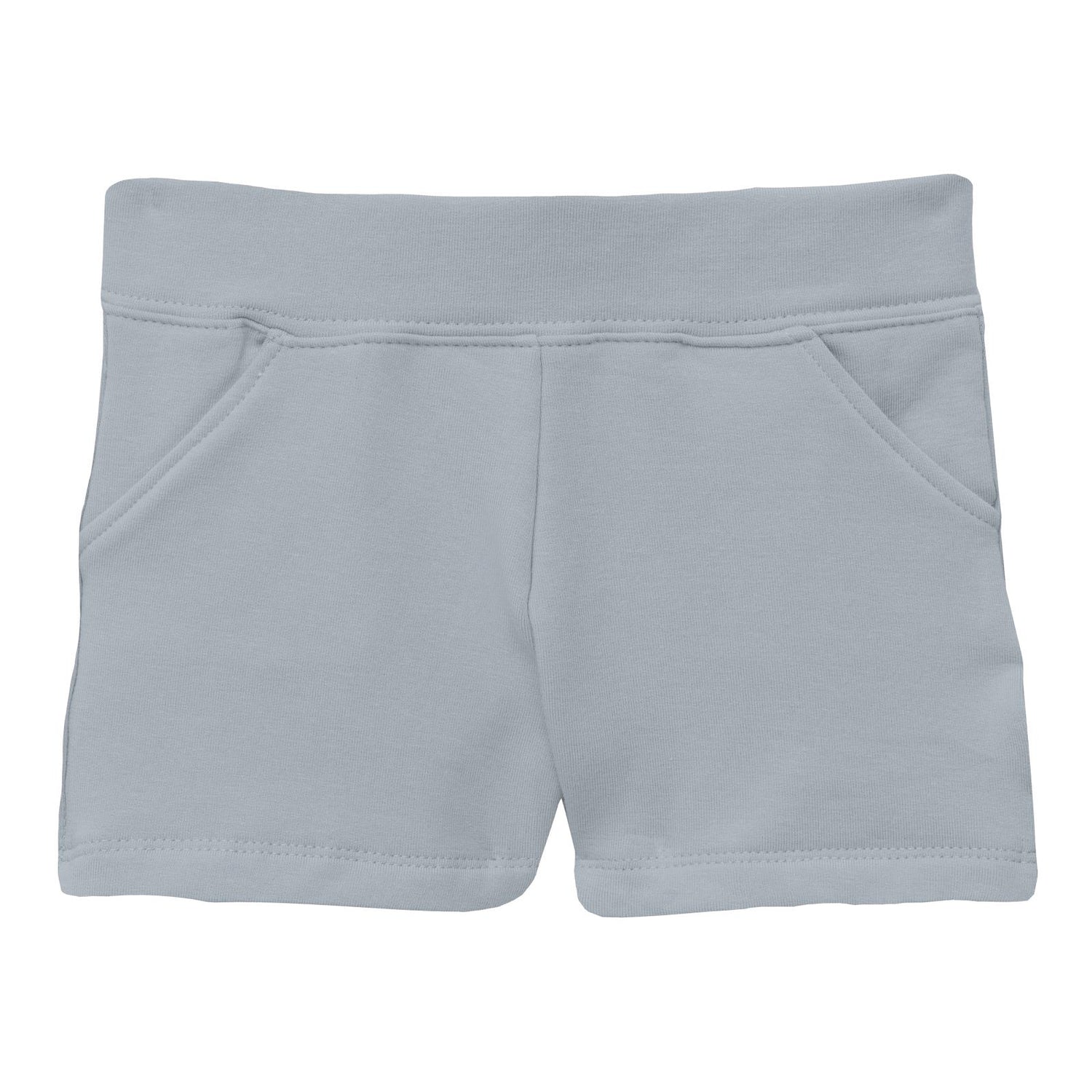 Fleece Summer Shorts in Pearl Blue