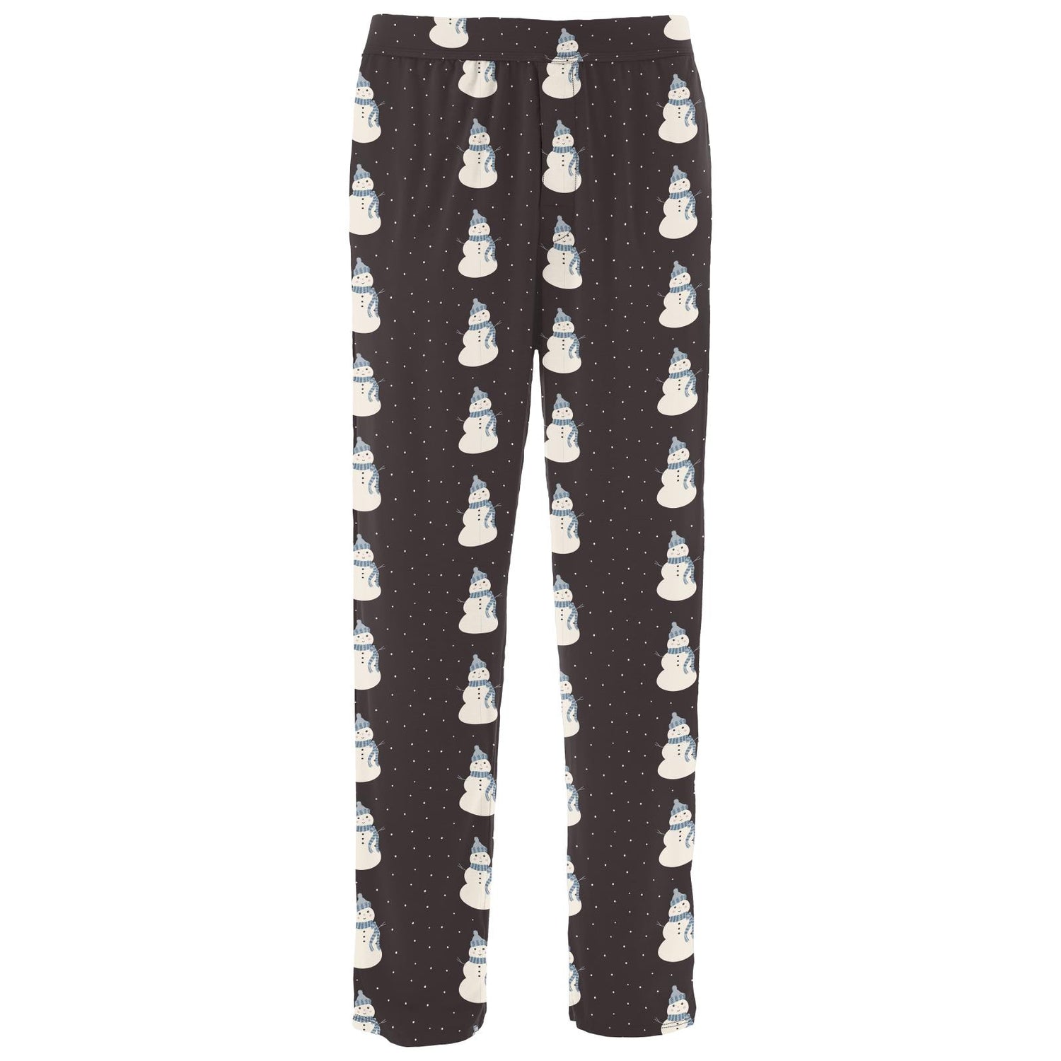 Men's Print Pajama Pants in Midnight Snowman