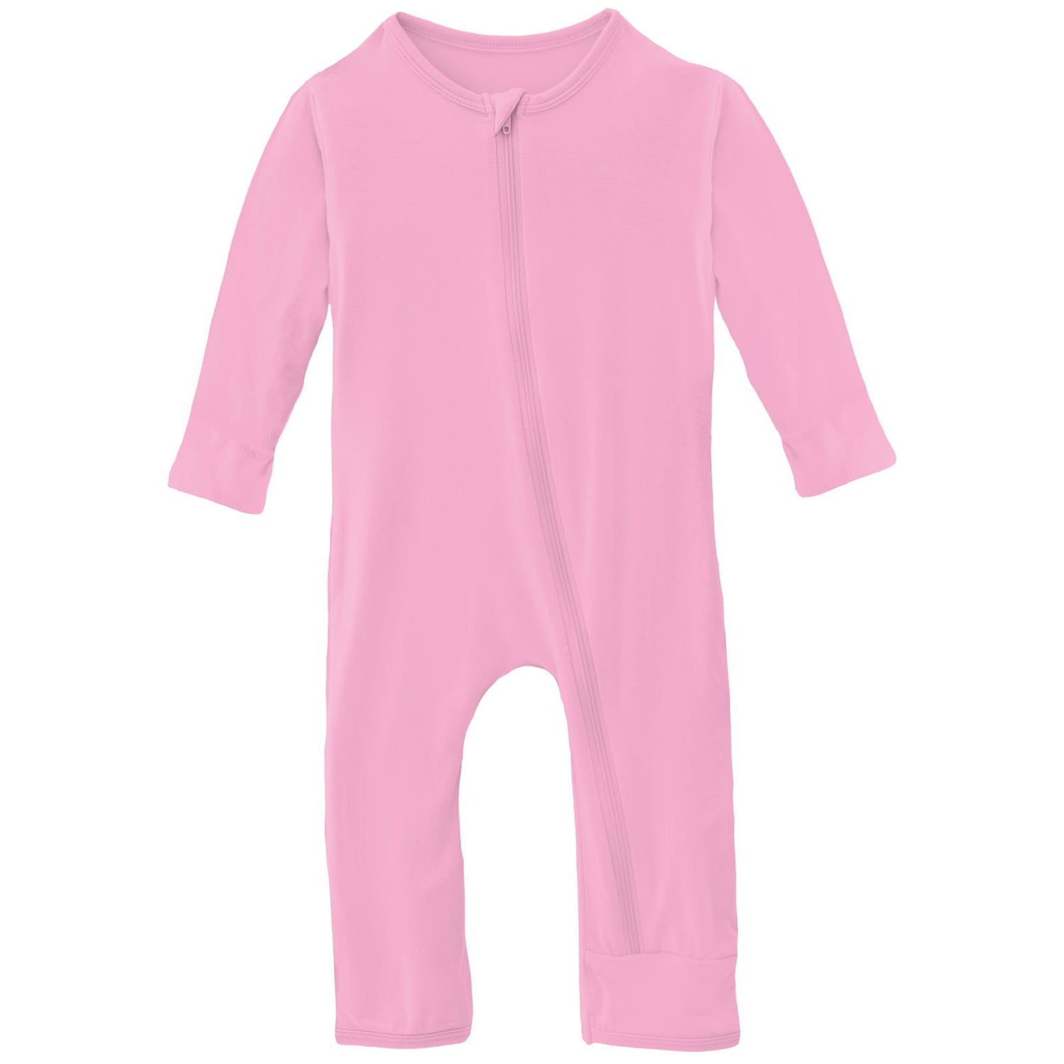 Coverall with Zipper in Cotton Candy