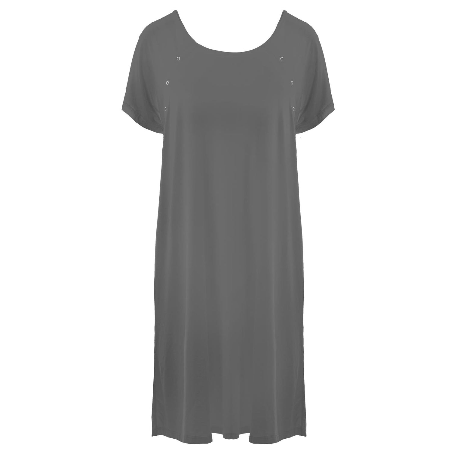 Women's Hospital Gown in Pewter