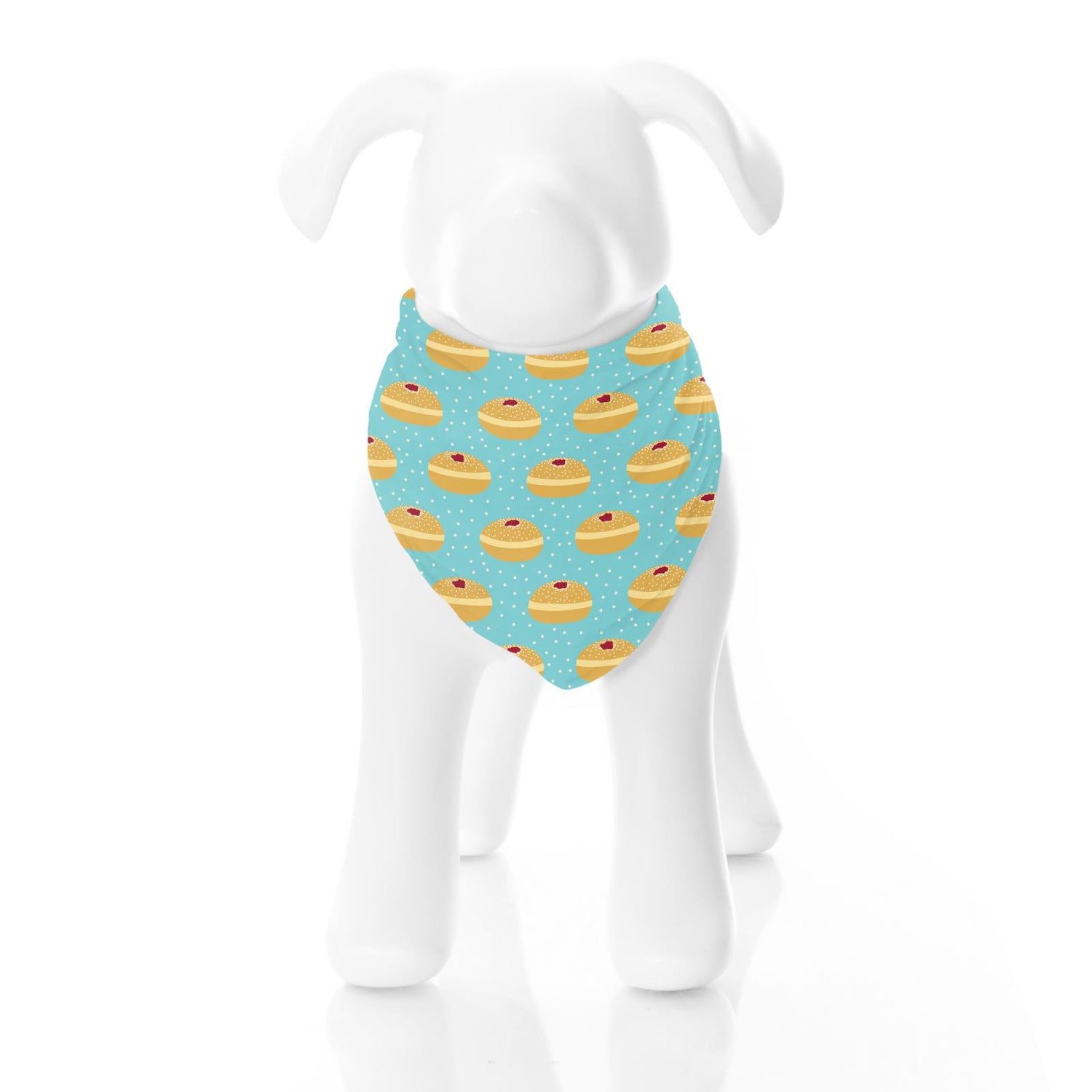 Print Dog Bandana in Iceberg Jelly Donuts