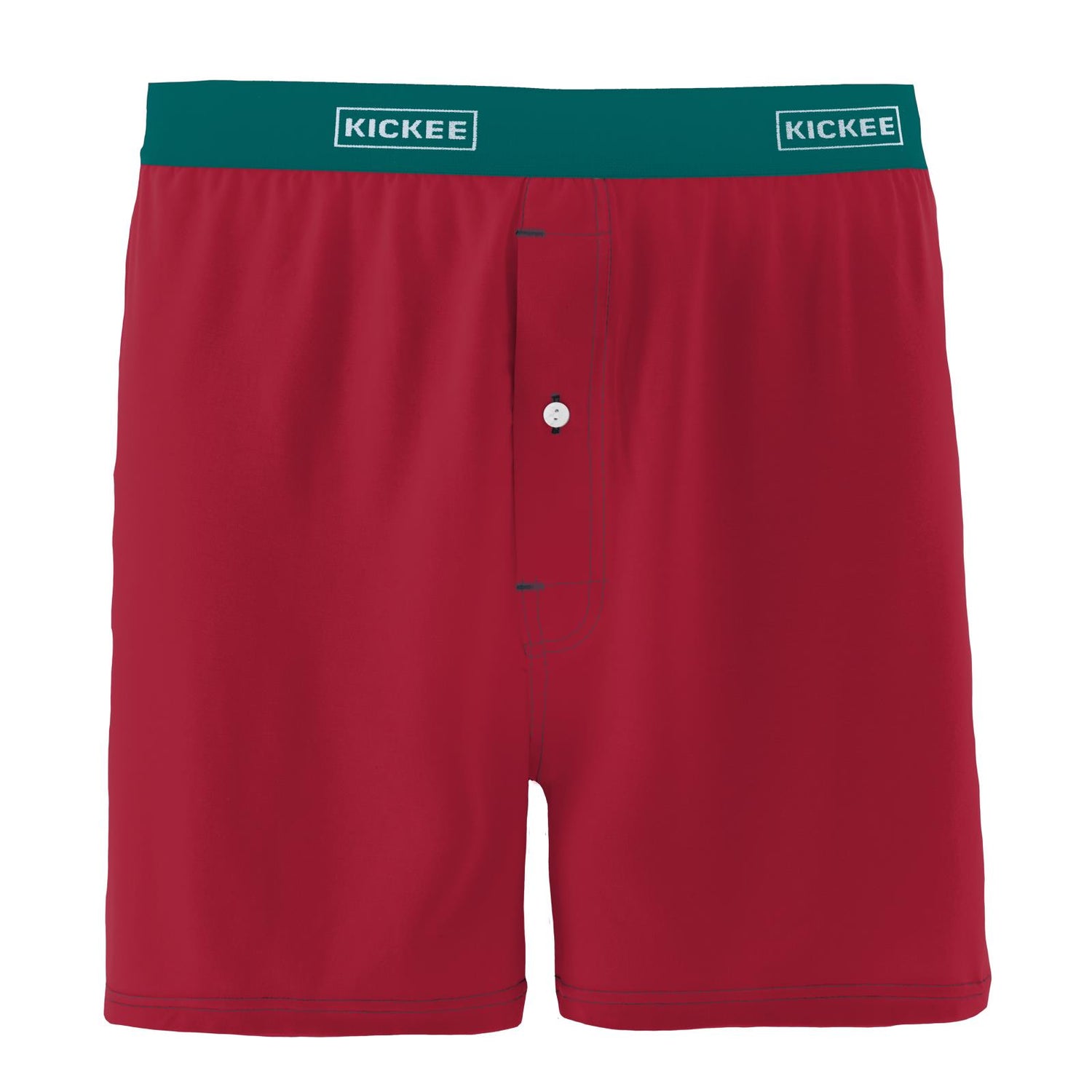 Men's Boxer Shorts in Crimson with Cedar